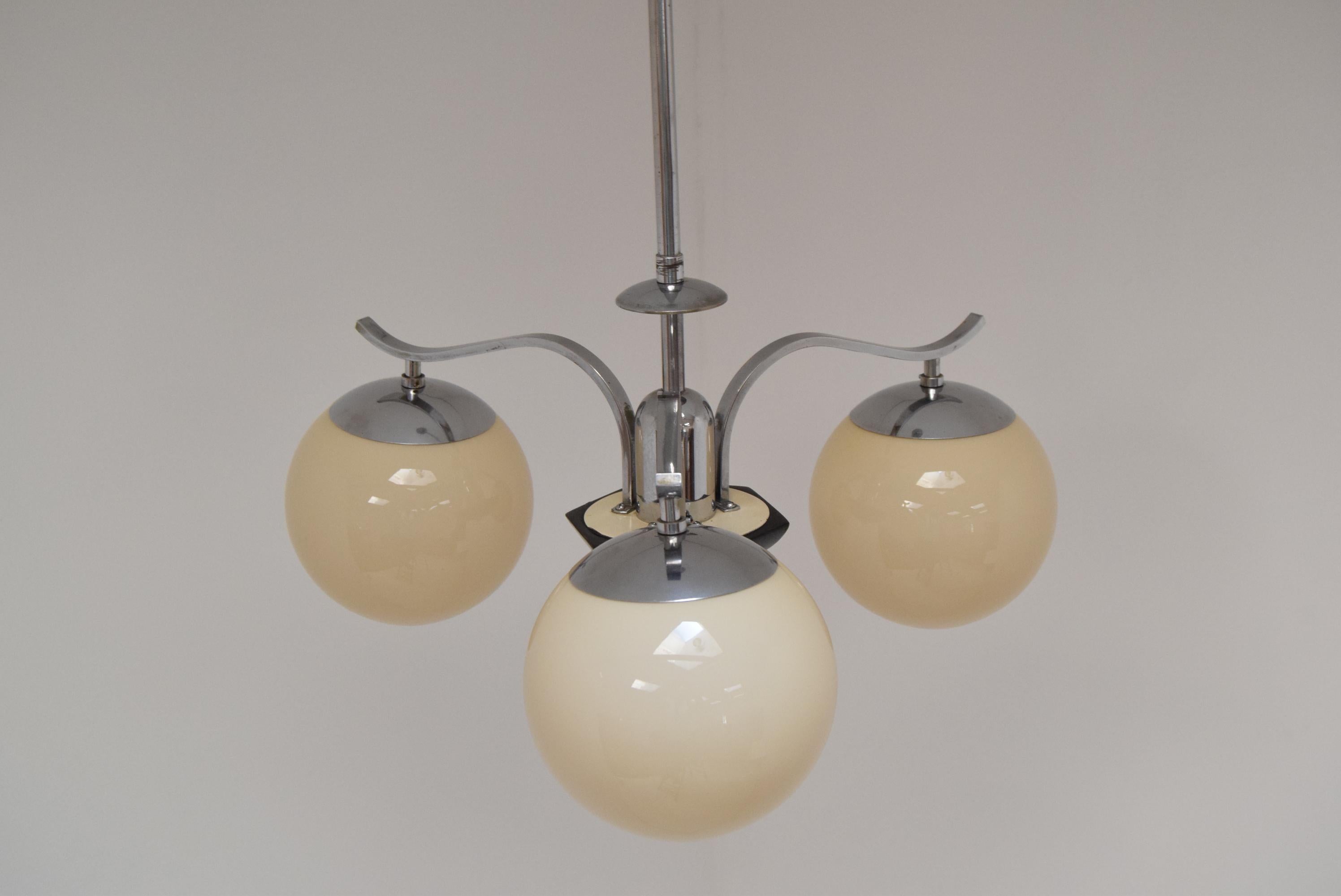 Art Deco Chandelier, 1930's 2