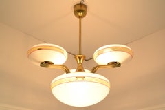 Art Deco Chandelier, Czechoslovakia, 1930's