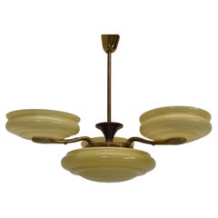 Art deco Chandelier, Czechoslovakia, 1930's.