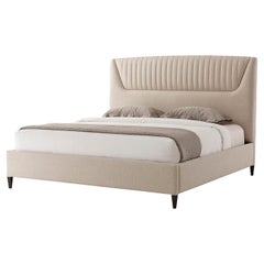 Art Deco Channeled King Bed