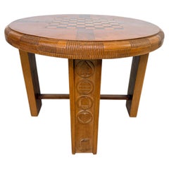 Art deco chess table