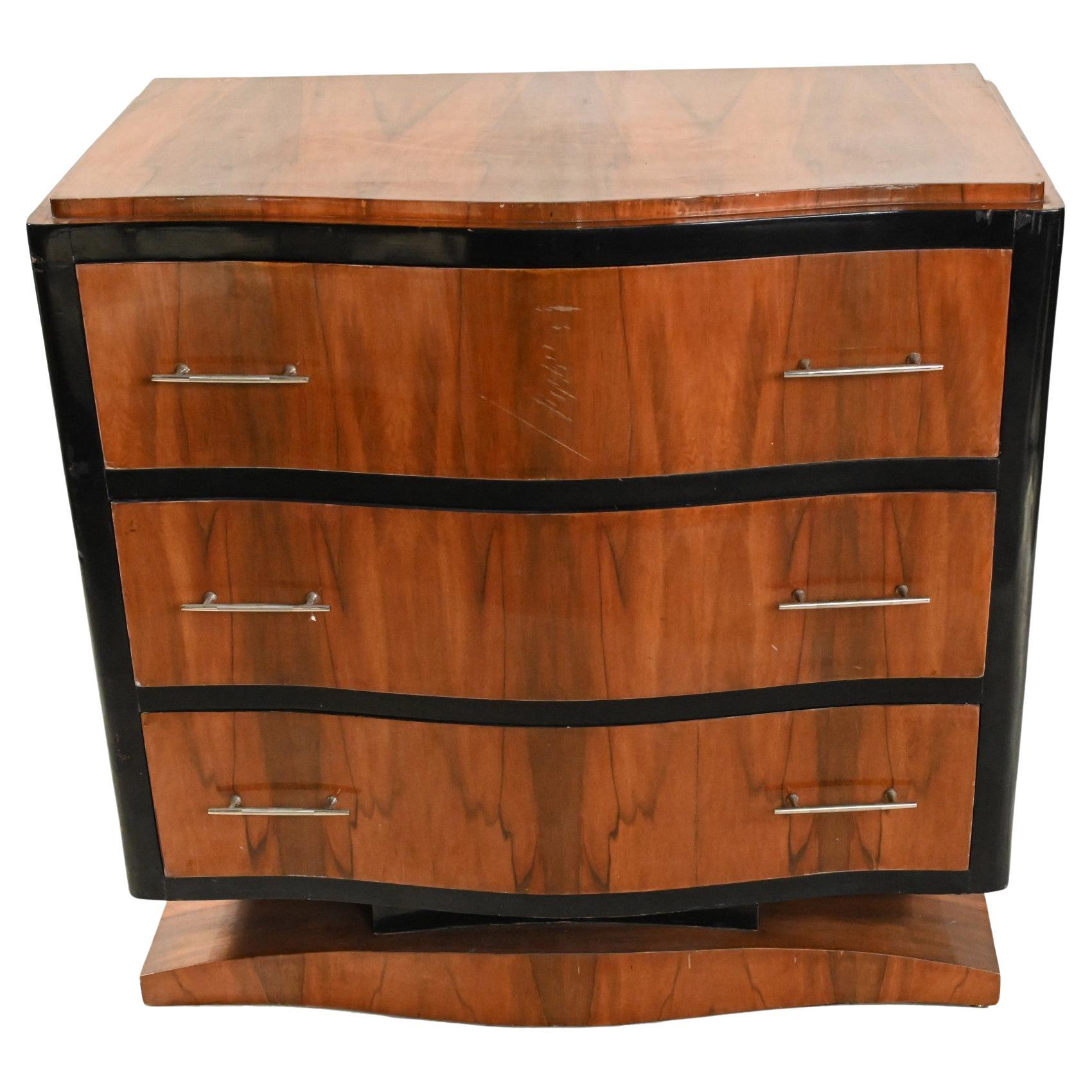 Art Deco Chest Drawers Roaring Twenties Commode For Sale