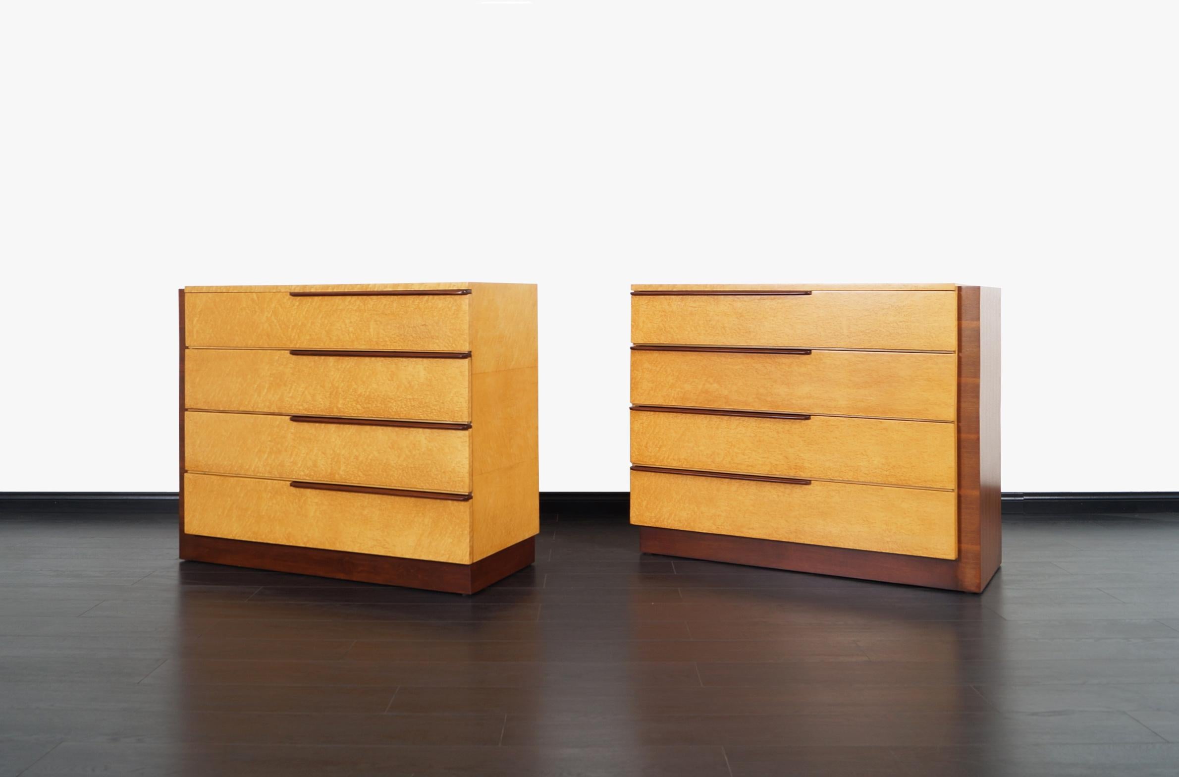 American Art Deco Chest of Drawers by Gilbert Rohde