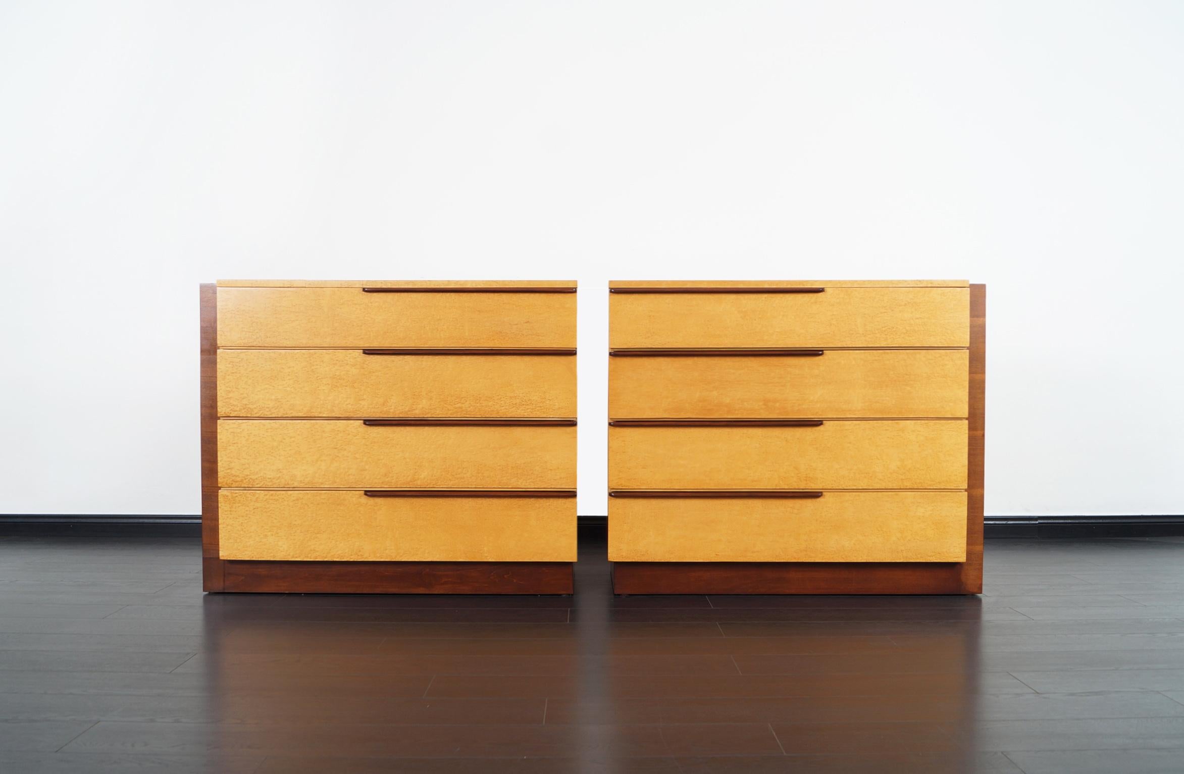 Art Deco Chest of Drawers by Gilbert Rohde In Excellent Condition In North Hollywood, CA