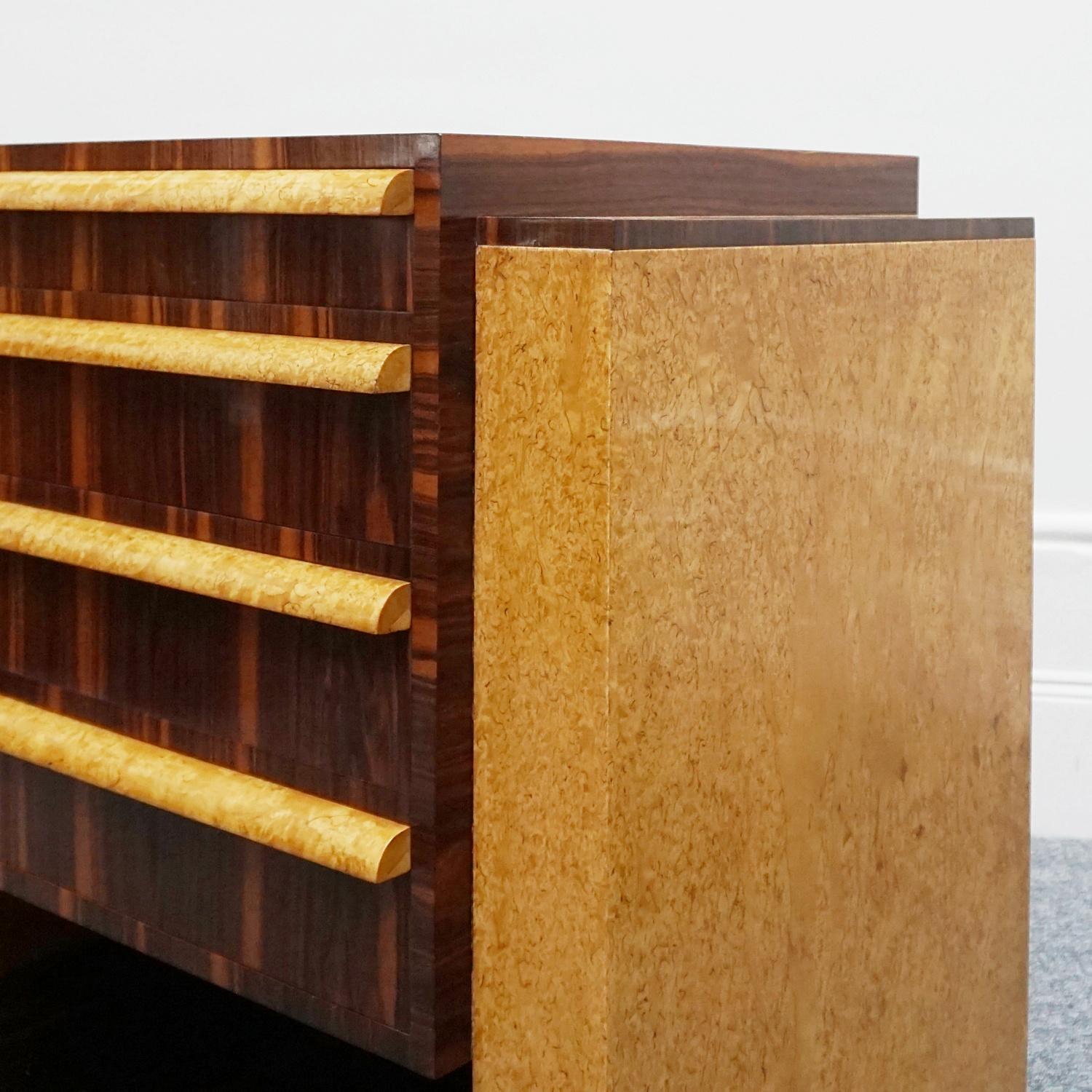 Mid-20th Century Art Deco Chest of Drawers Designed by Serge Chermayeff for Waring & Gillows