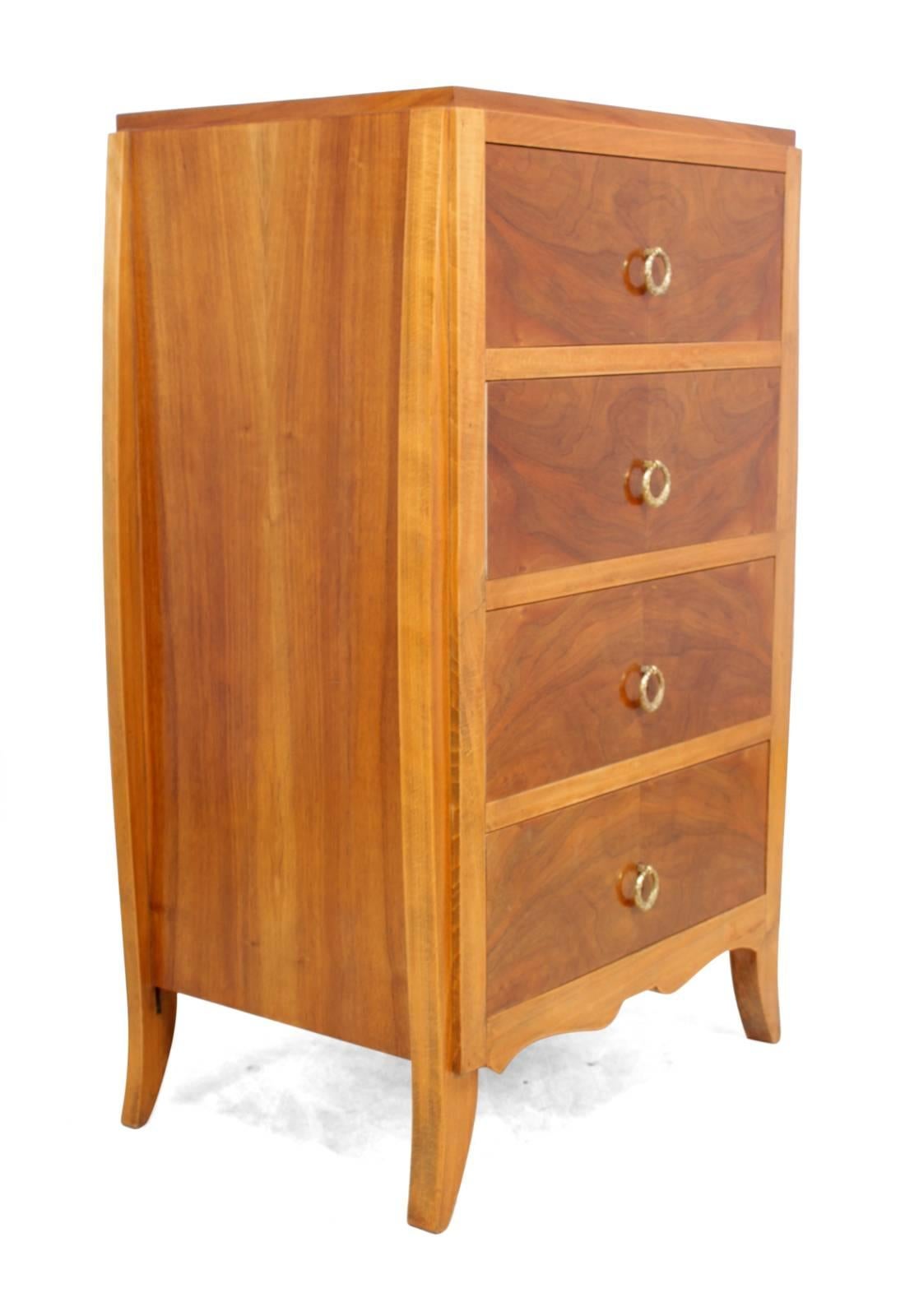 Art Deco Chest of Drawers In Excellent Condition In Paddock Wood, Kent