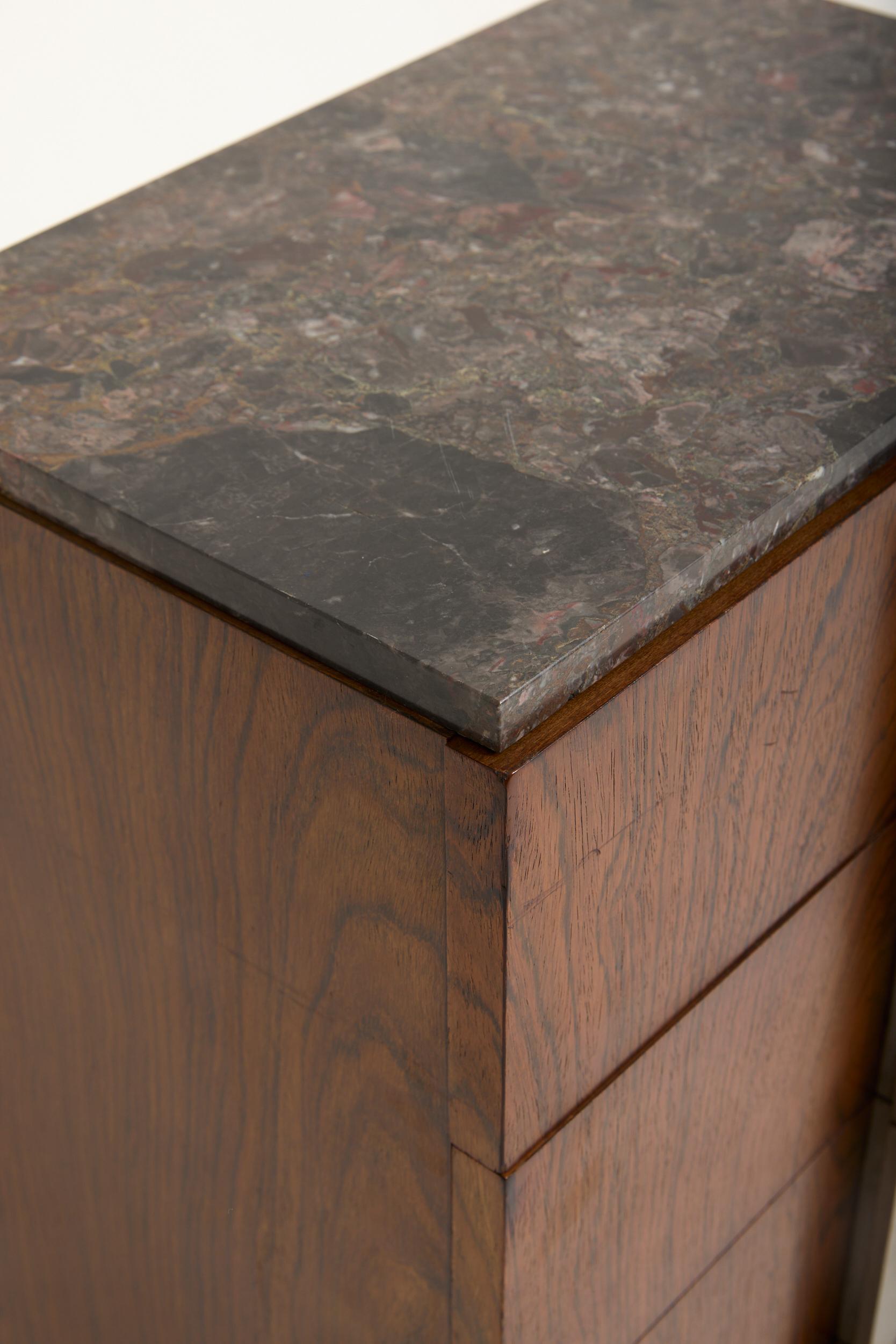 Art Deco Kommode (Marmor) im Angebot