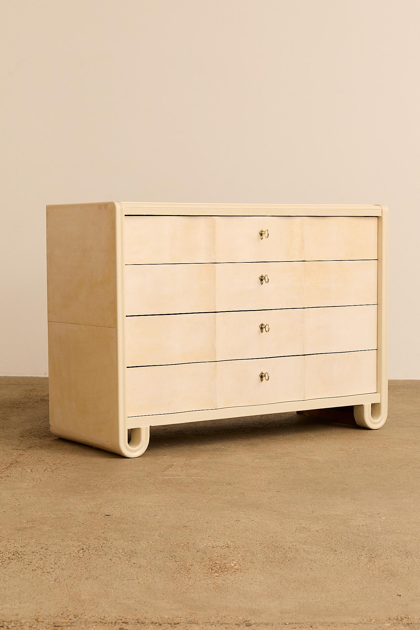 Legno massiccio Cassettiera Art Deco in vendita