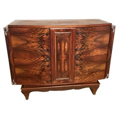 Antique Art Deco Chest of Drawers from Paris Around 1920 with Wonderful Walnut Veneer