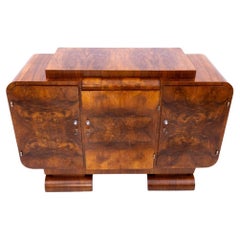 Art Deco chest of drawers from the 1940s, Poland. After renovation.