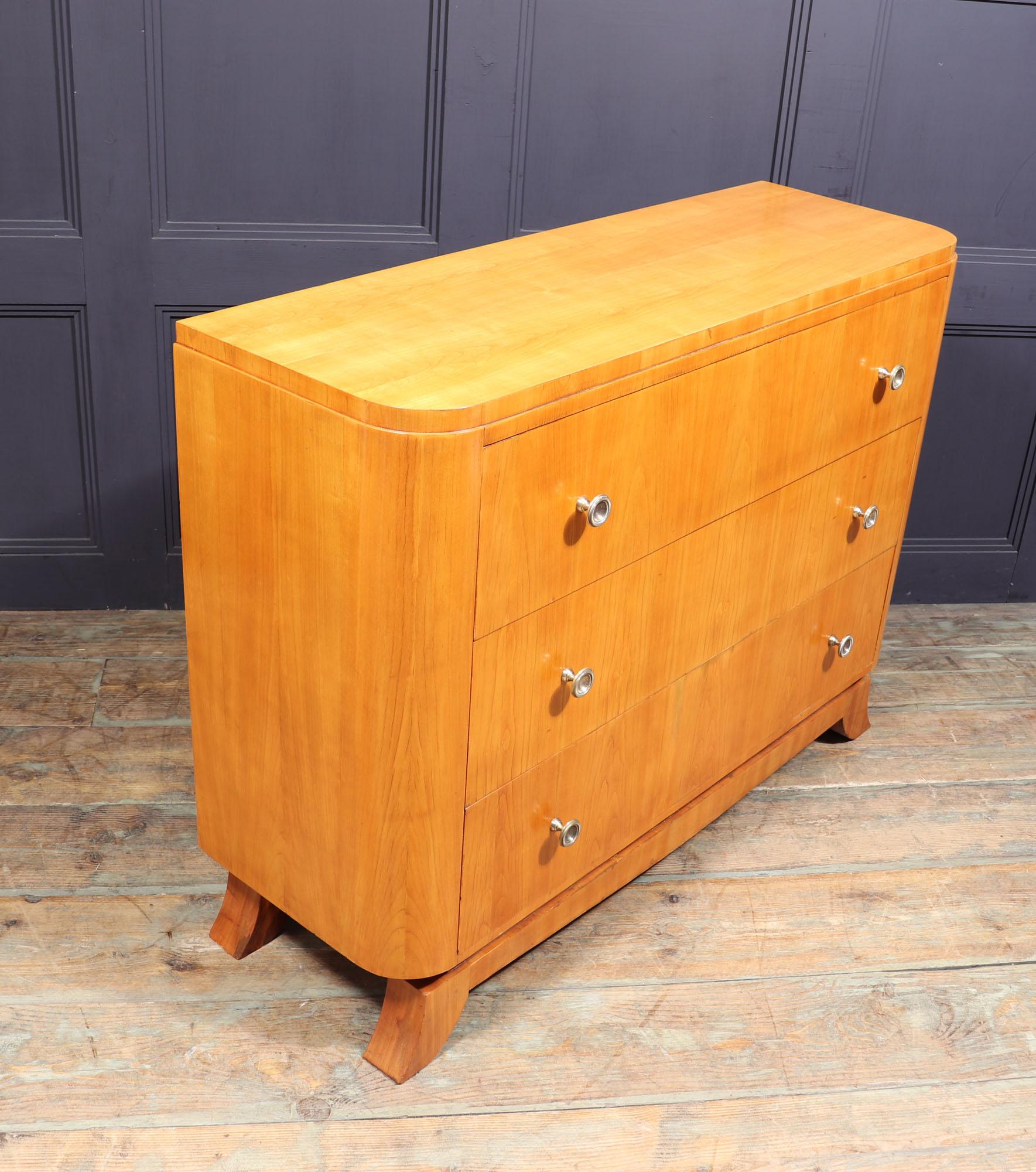 Art Deco Chest of Drawers in Cherry 5
