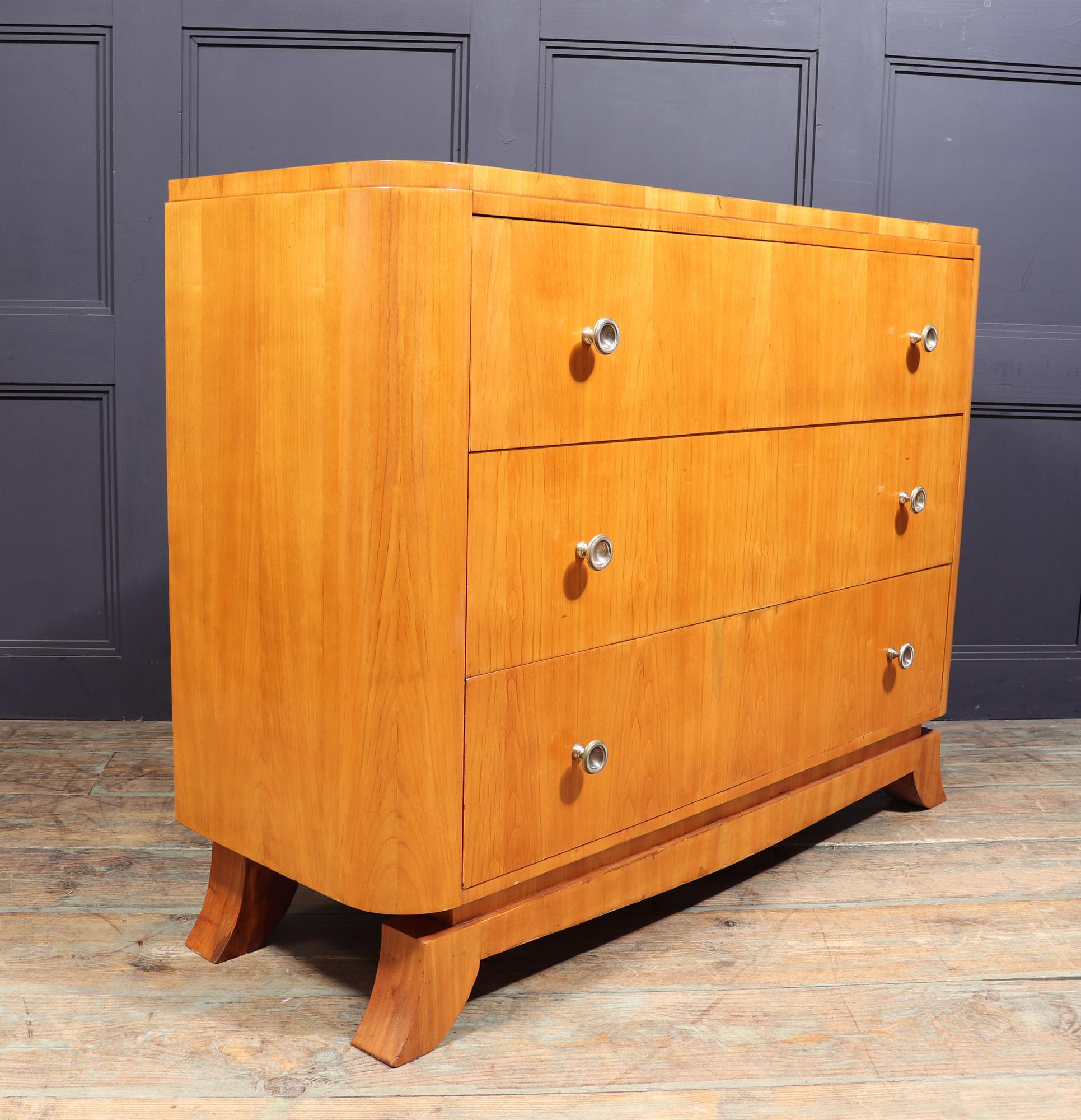 Art Deco Chest of Drawers in Cherry 6