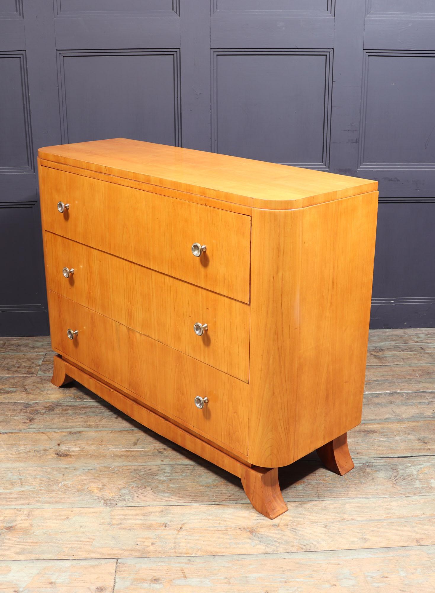 Art Deco Chest of Drawers in Cherry 7