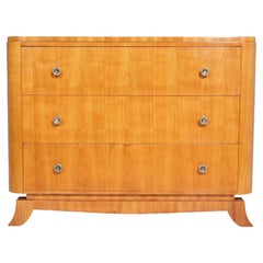 Vintage Art Deco Chest of Drawers in Cherry