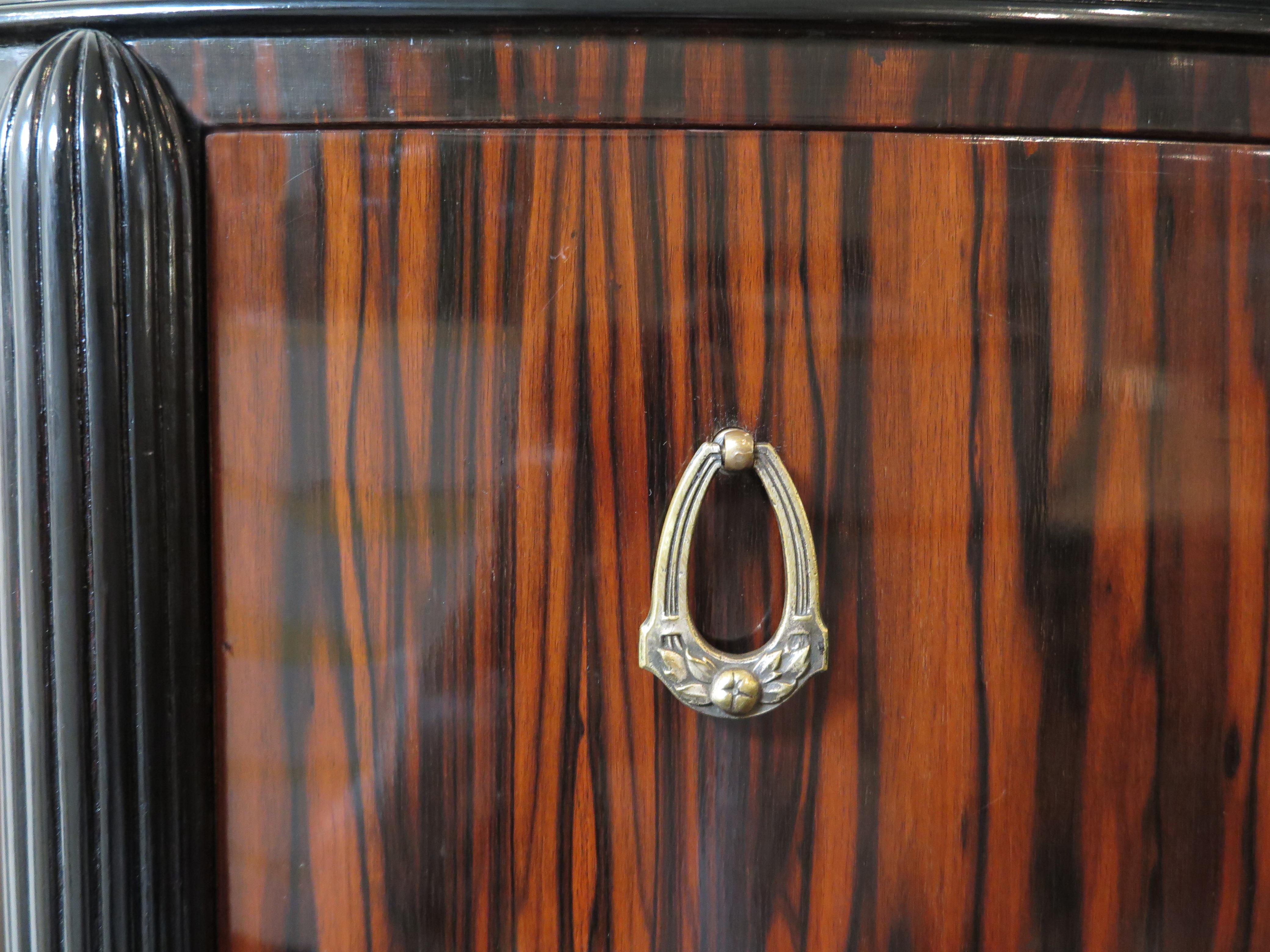 Art Deco Chest of Drawers in Macassar Ebony Attributed to Michel Dufet 2