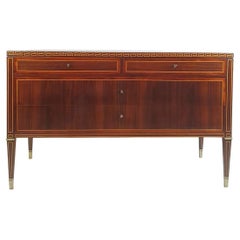 Art Deco Chest of Drawers in Mahogany, Paolo Buffa, Italy, 1950s