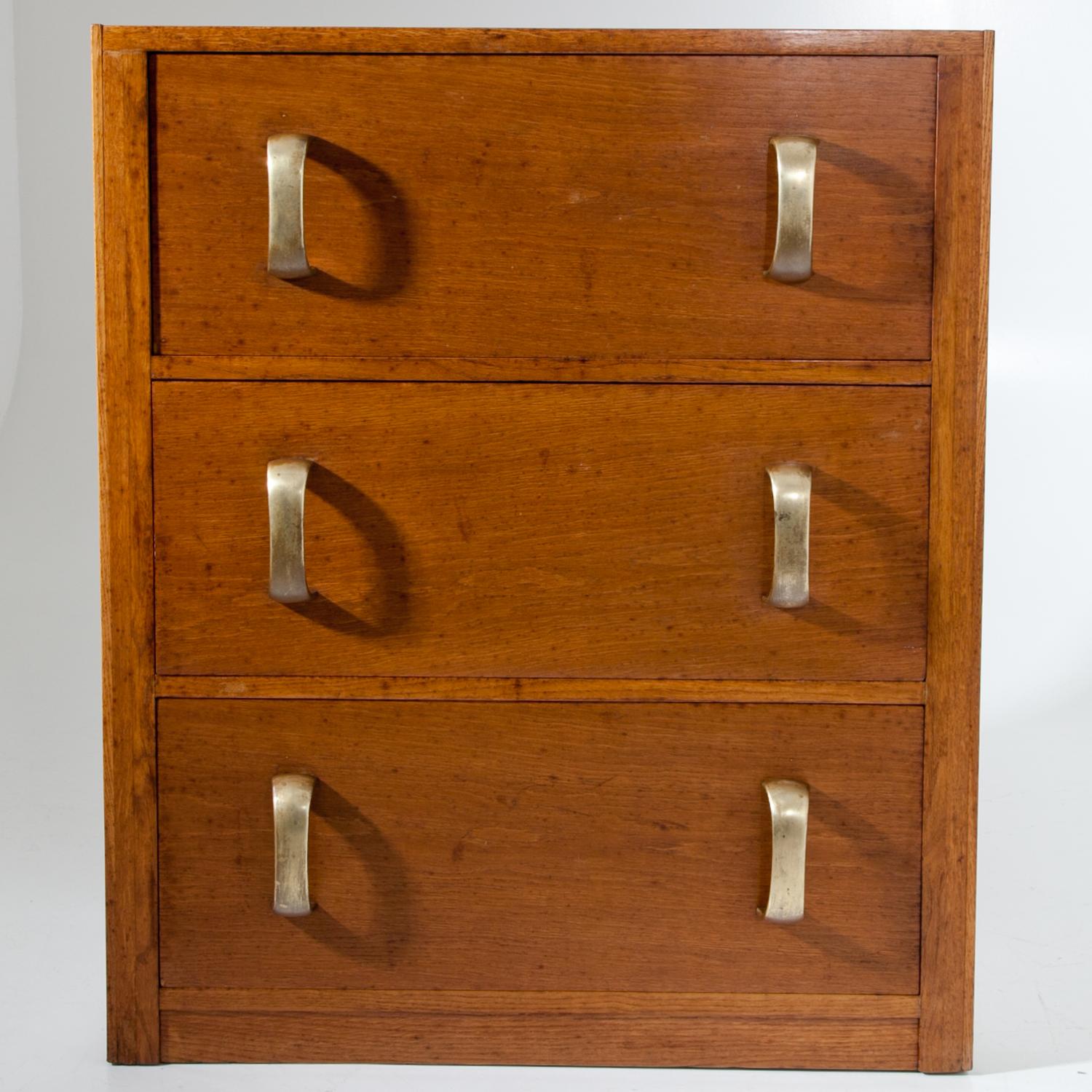 Austrian Art Deco Chest of Drawers, Manufactory Herrgesell, Vienna, 1930s-1940s