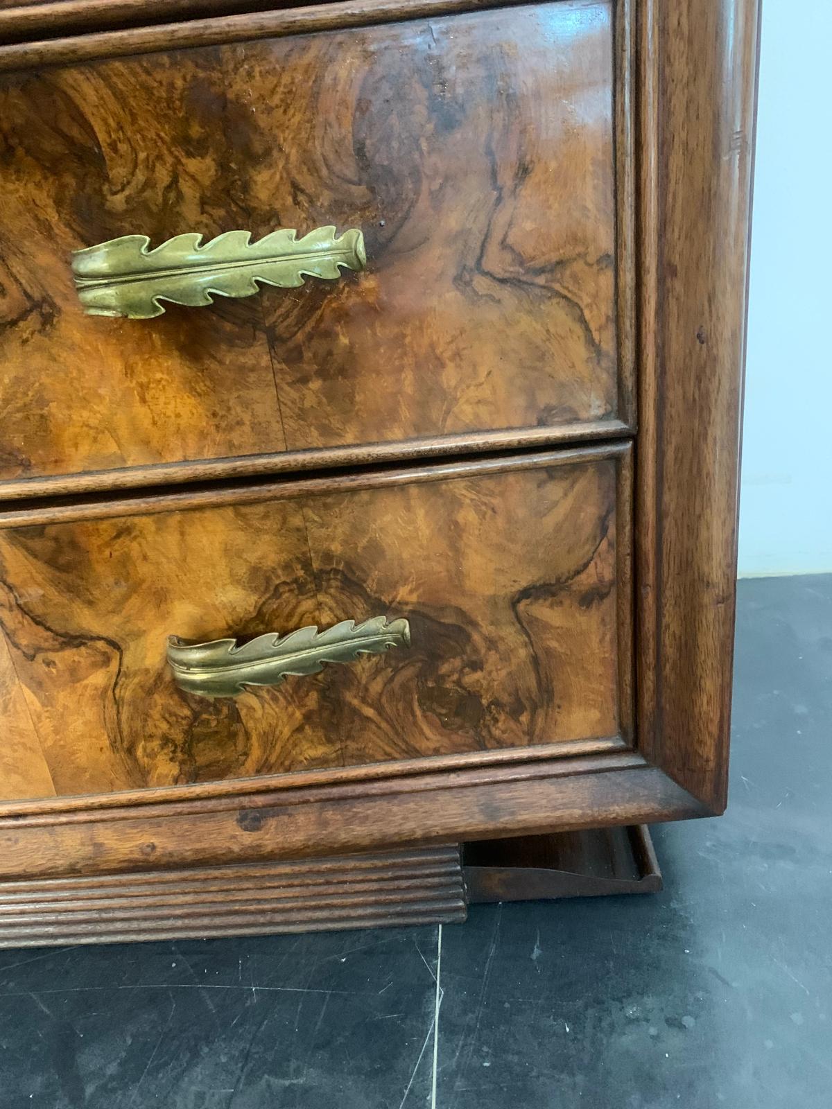 Cassettiera, specchio e comodini Art Deco di Premuda furnit in vendita 2