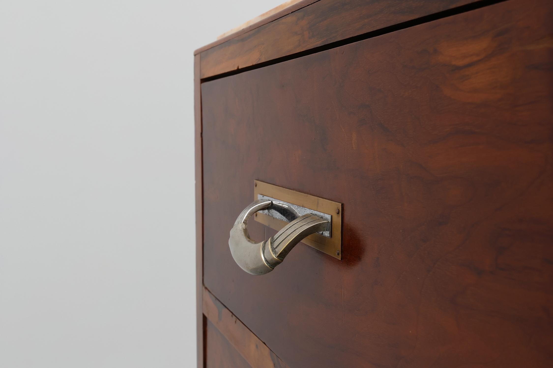 Art Deco Chest of drawers or dressing table with mirror, France 1930s For Sale 7