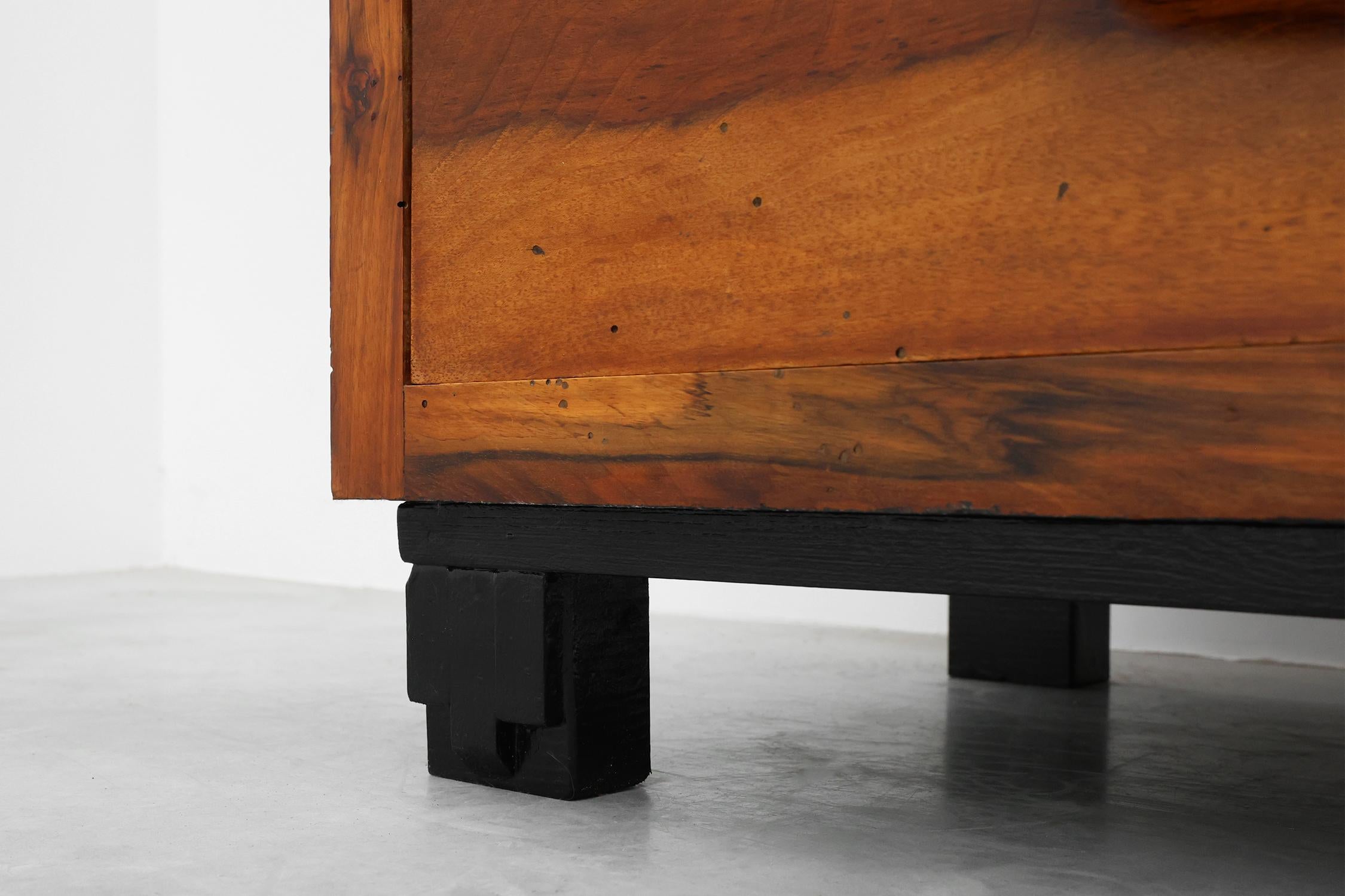 Art Deco Chest of drawers or dressing table with mirror, France 1930s For Sale 8