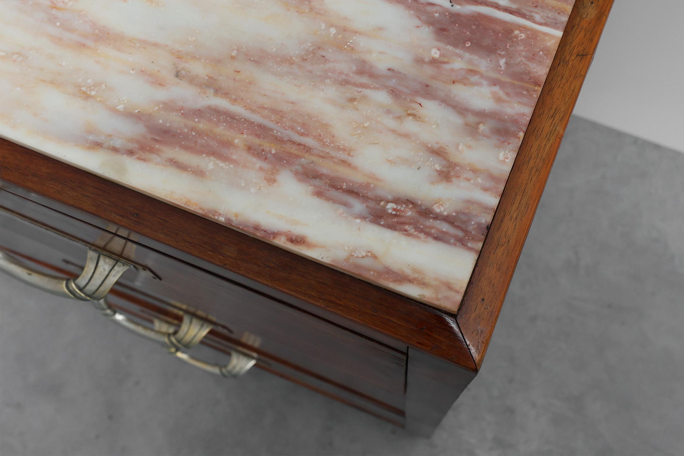 Art Deco Chest of drawers or dressing table with mirror, France 1930s For Sale 1