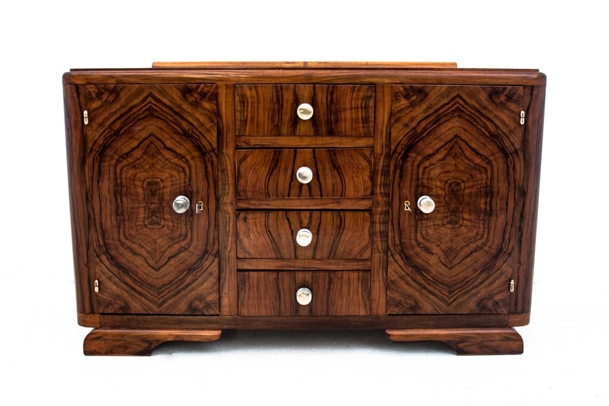 Art Deco Chest of Drawers, Poland, 1940s After Renovation 7