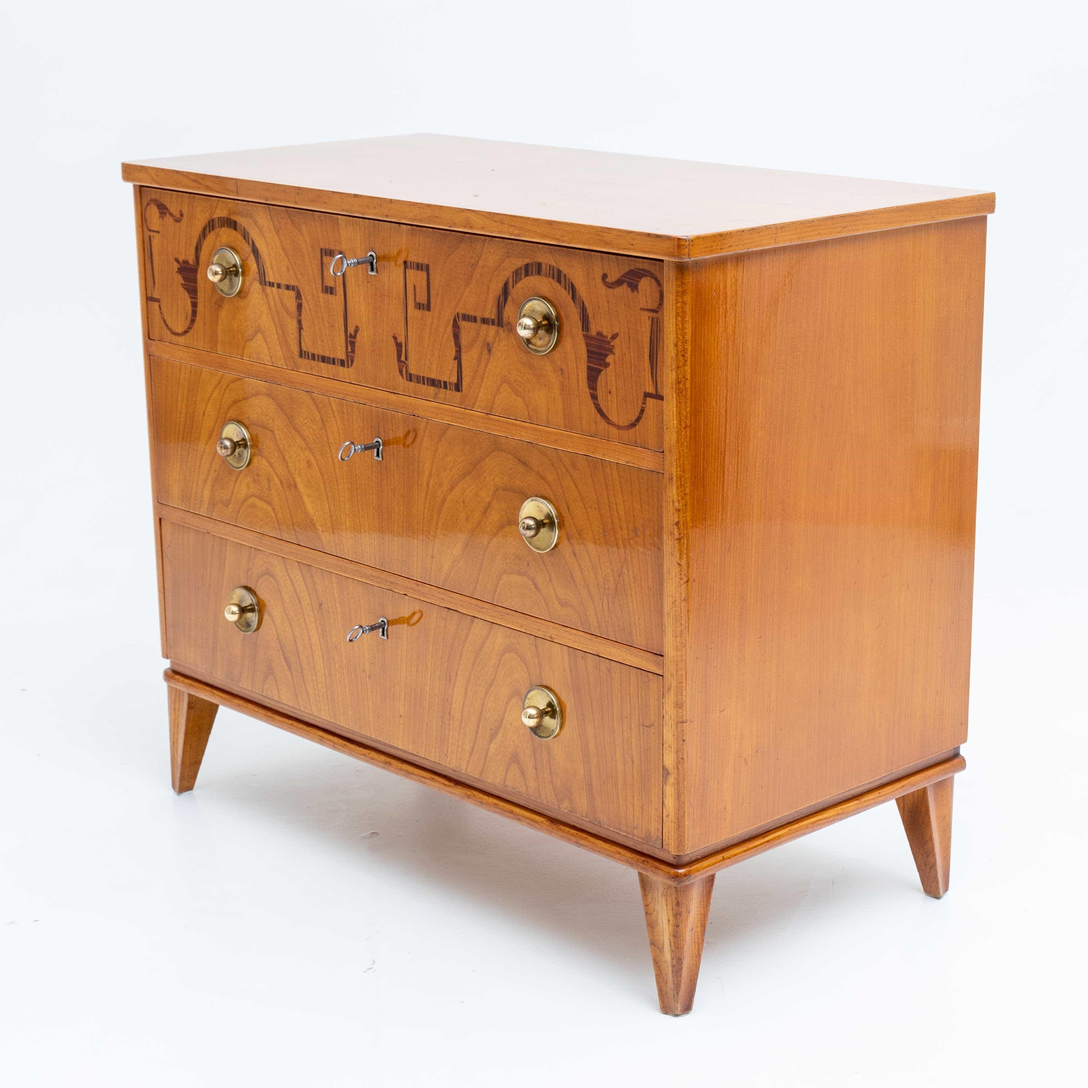 Swedish Art Deco Chest of Drawers, Sweden circa 1930 For Sale