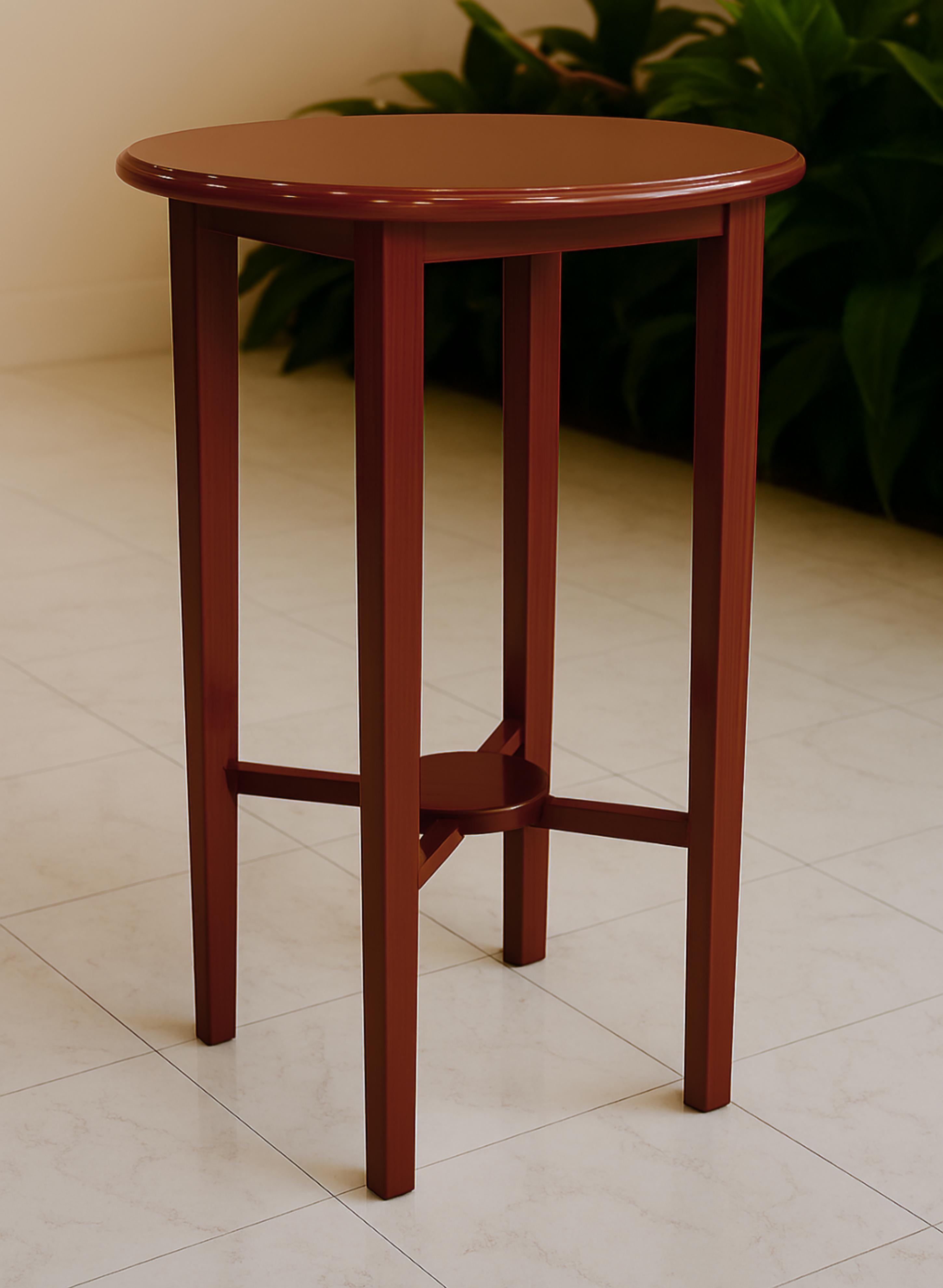 Art Deco Chestnut Side Table, 20th Century For Sale 6