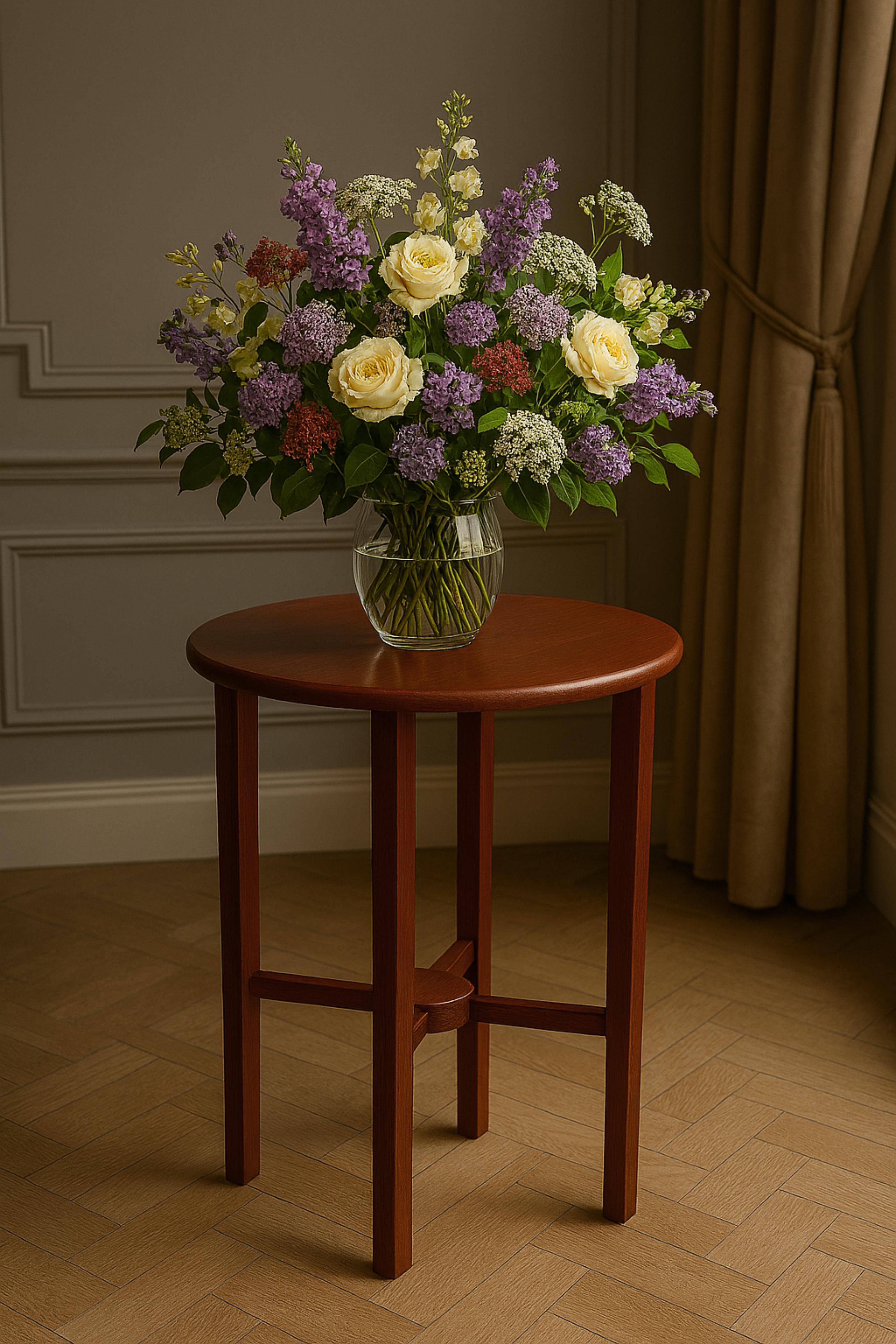 Art Deco Chestnut Side Table, 20th Century For Sale 3
