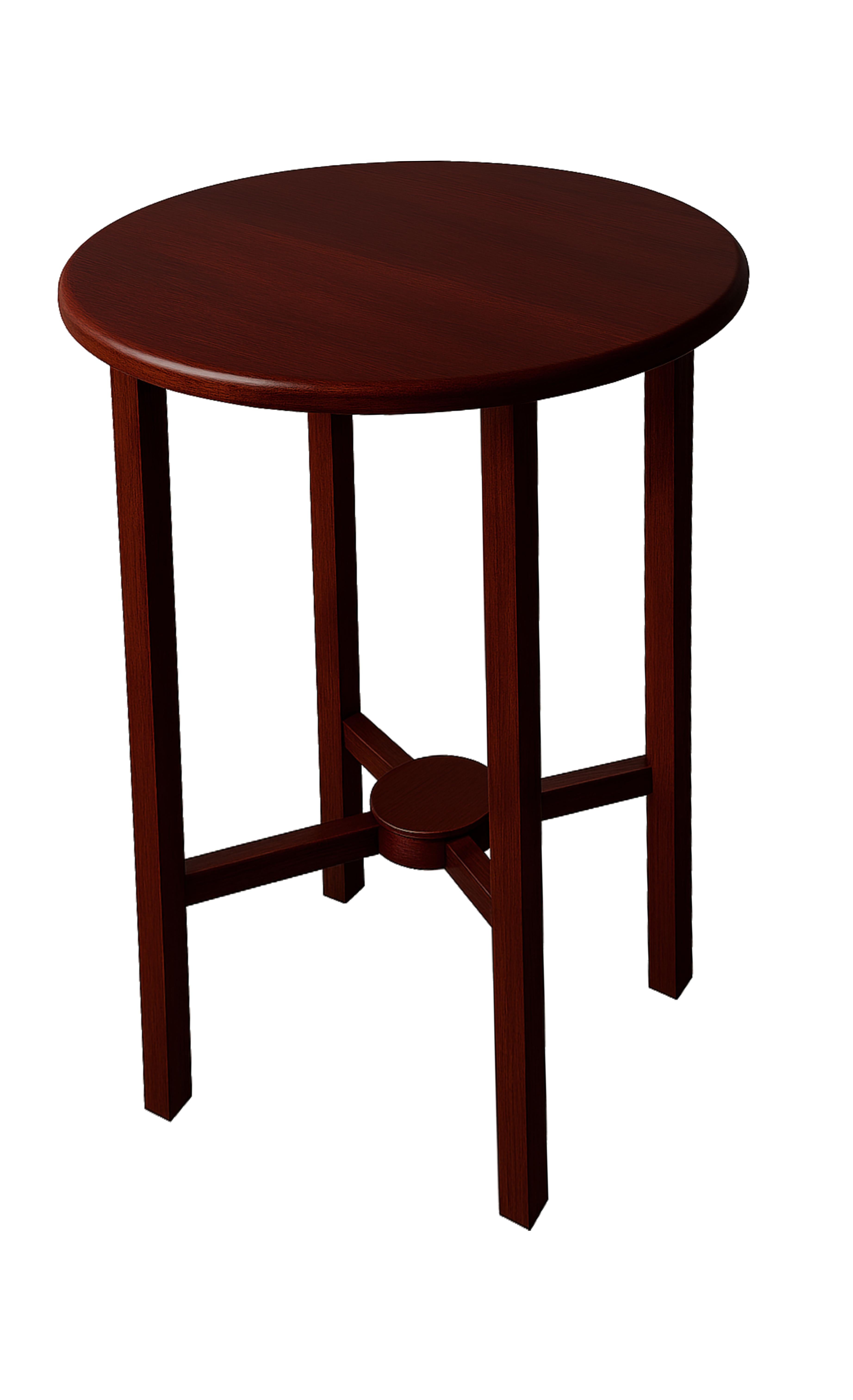 Art Deco Chestnut Side Table, 20th Century For Sale 4
