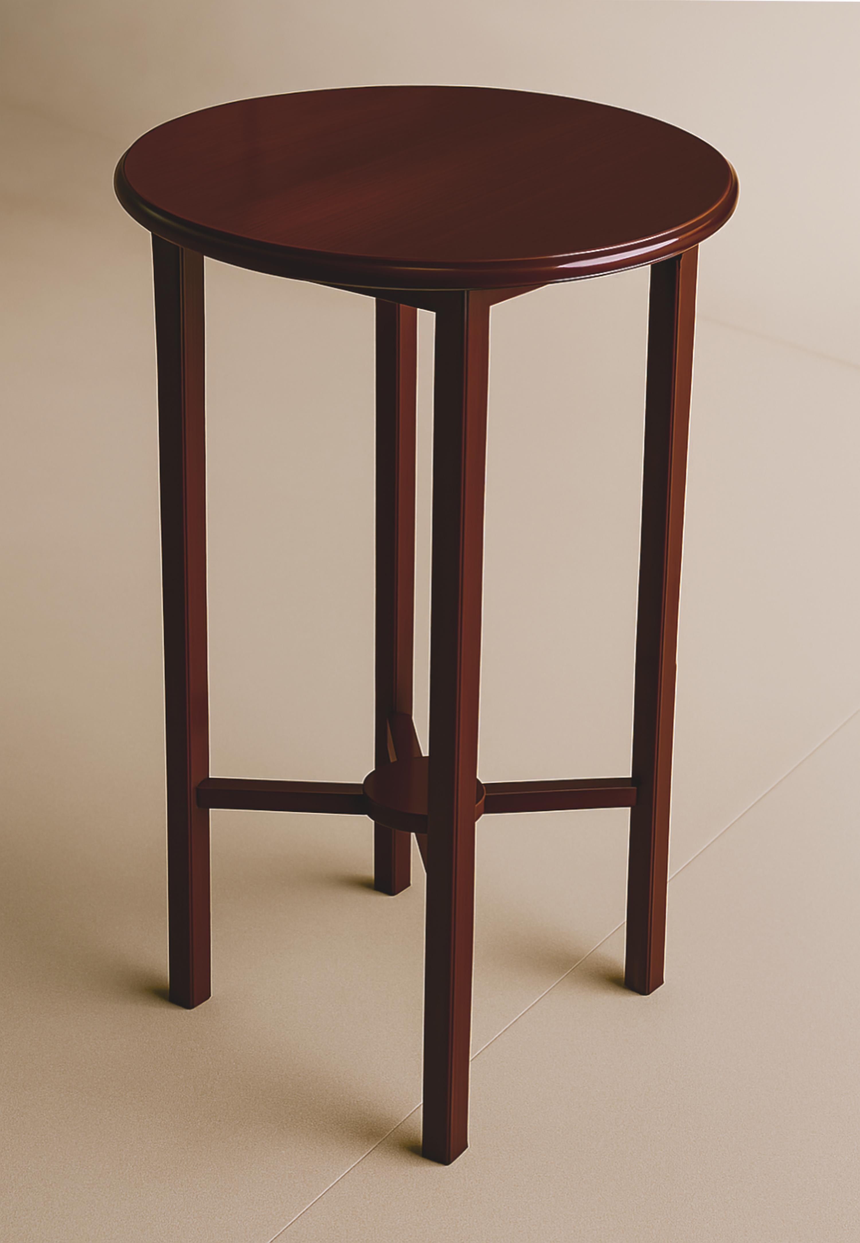 Art Deco Chestnut Side Table, 20th Century For Sale 4