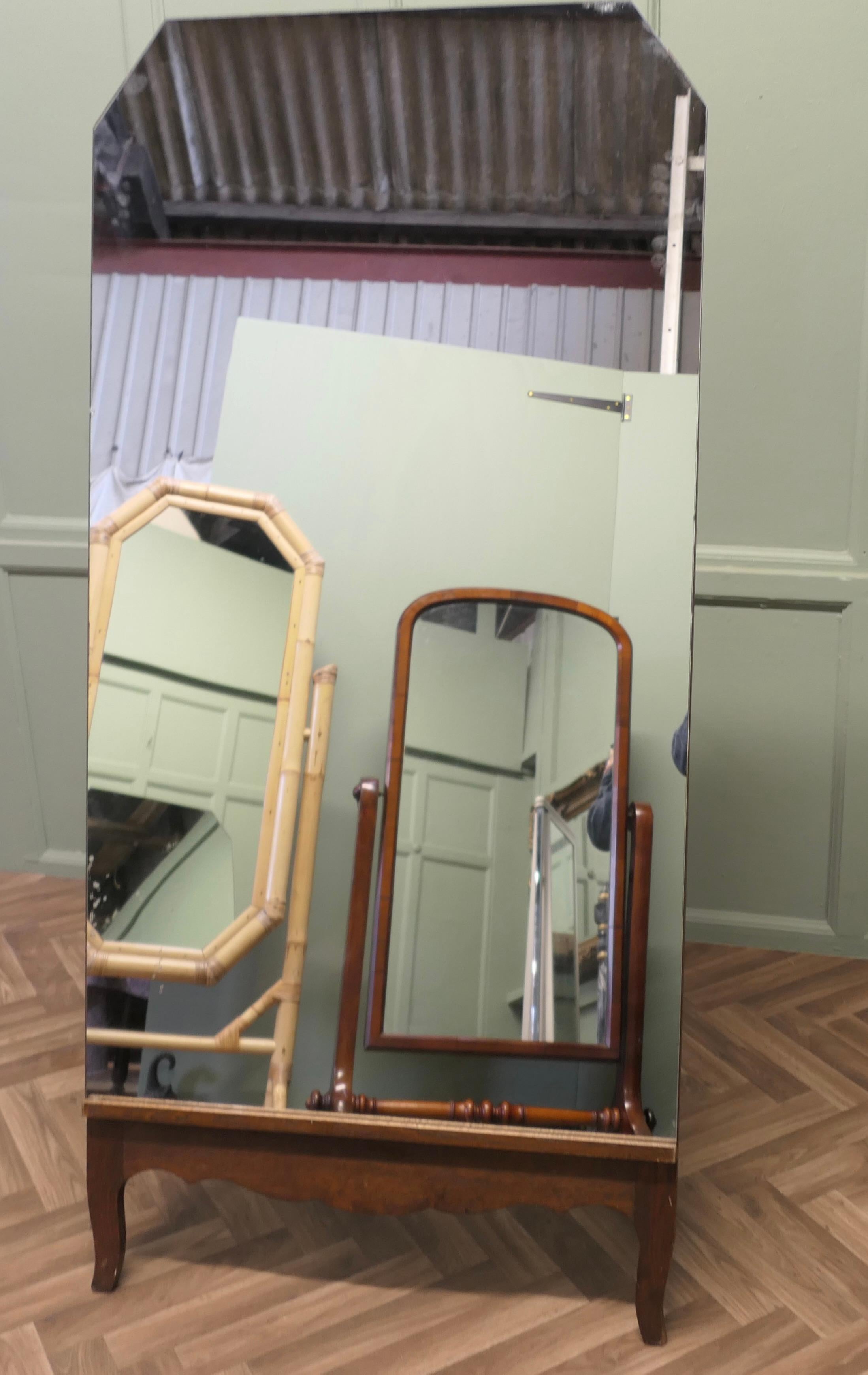 Art Deco Cheval Dressing Mirror von einem Gents Outfitters im Zustand „Gut“ im Angebot in Godshill, Isle of Wight