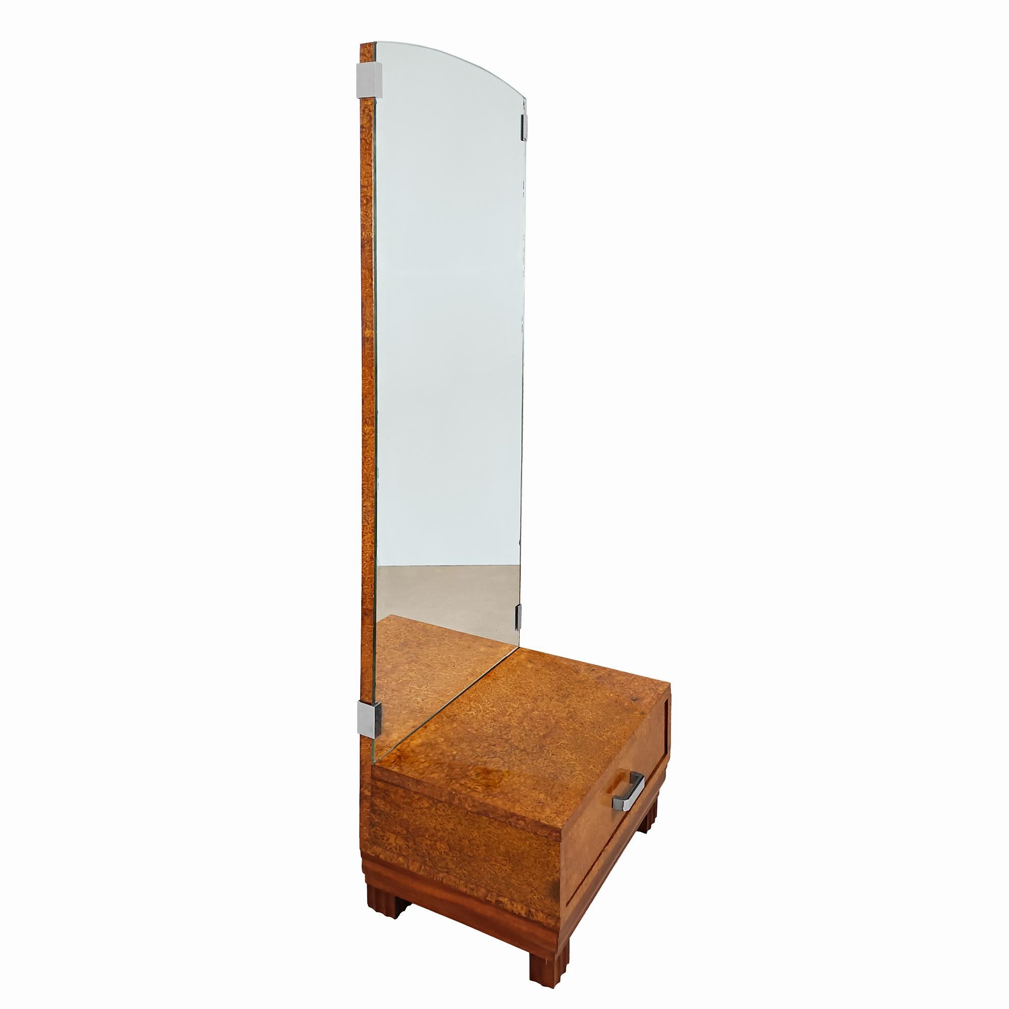 French Art Deco cheval mirror – France 1925 For Sale