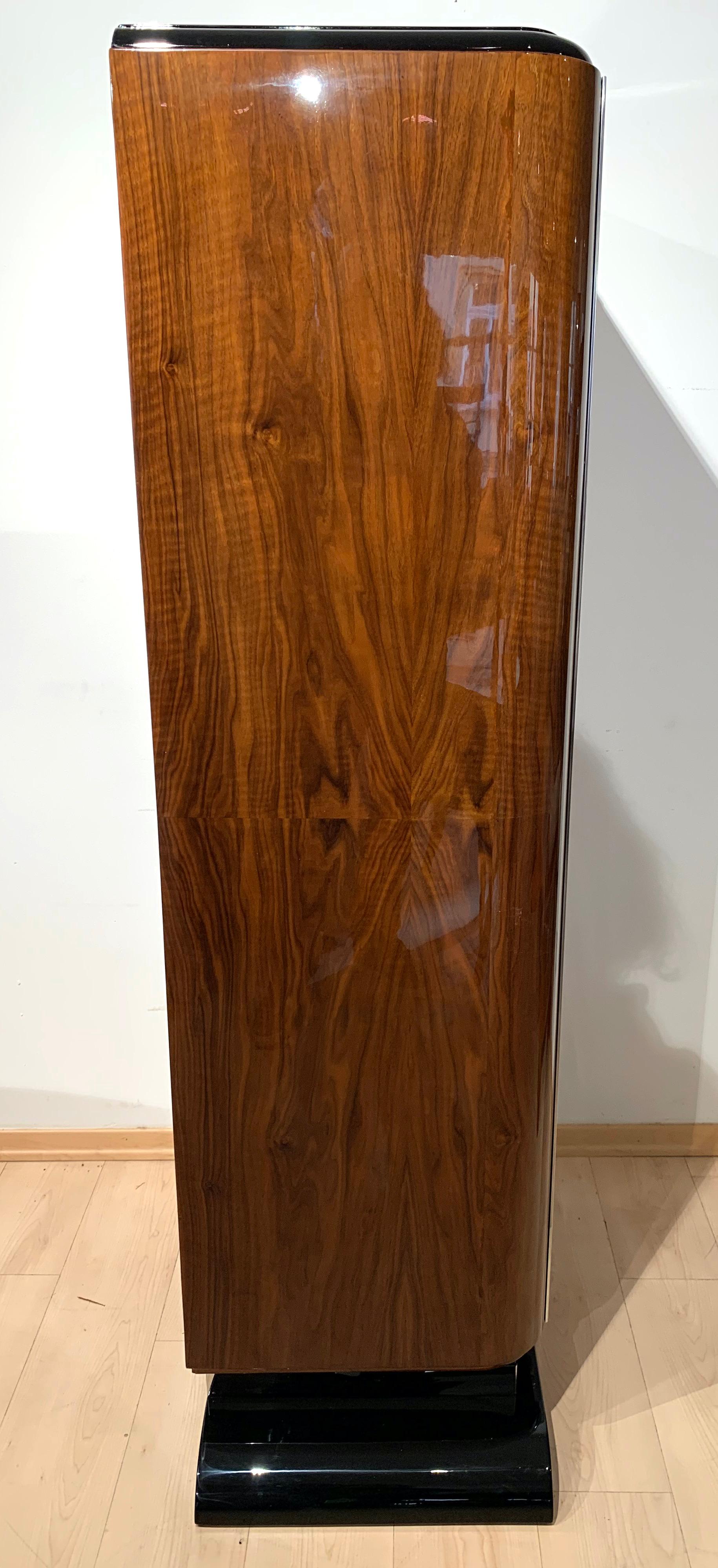 Art Deco Chiffonier with Six Drawers, Walnut, France, circa 1930 3