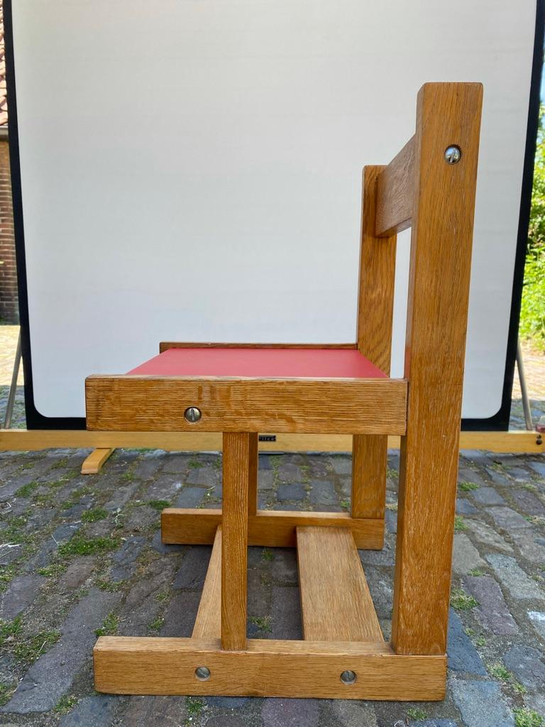 Art Deco Child Desk and Chair, Cubism, 1910, The Netherlands For Sale 5