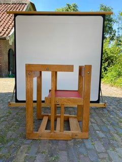 Art Deco Child Desk and Chair, Cubism, 1910, The Netherlands
