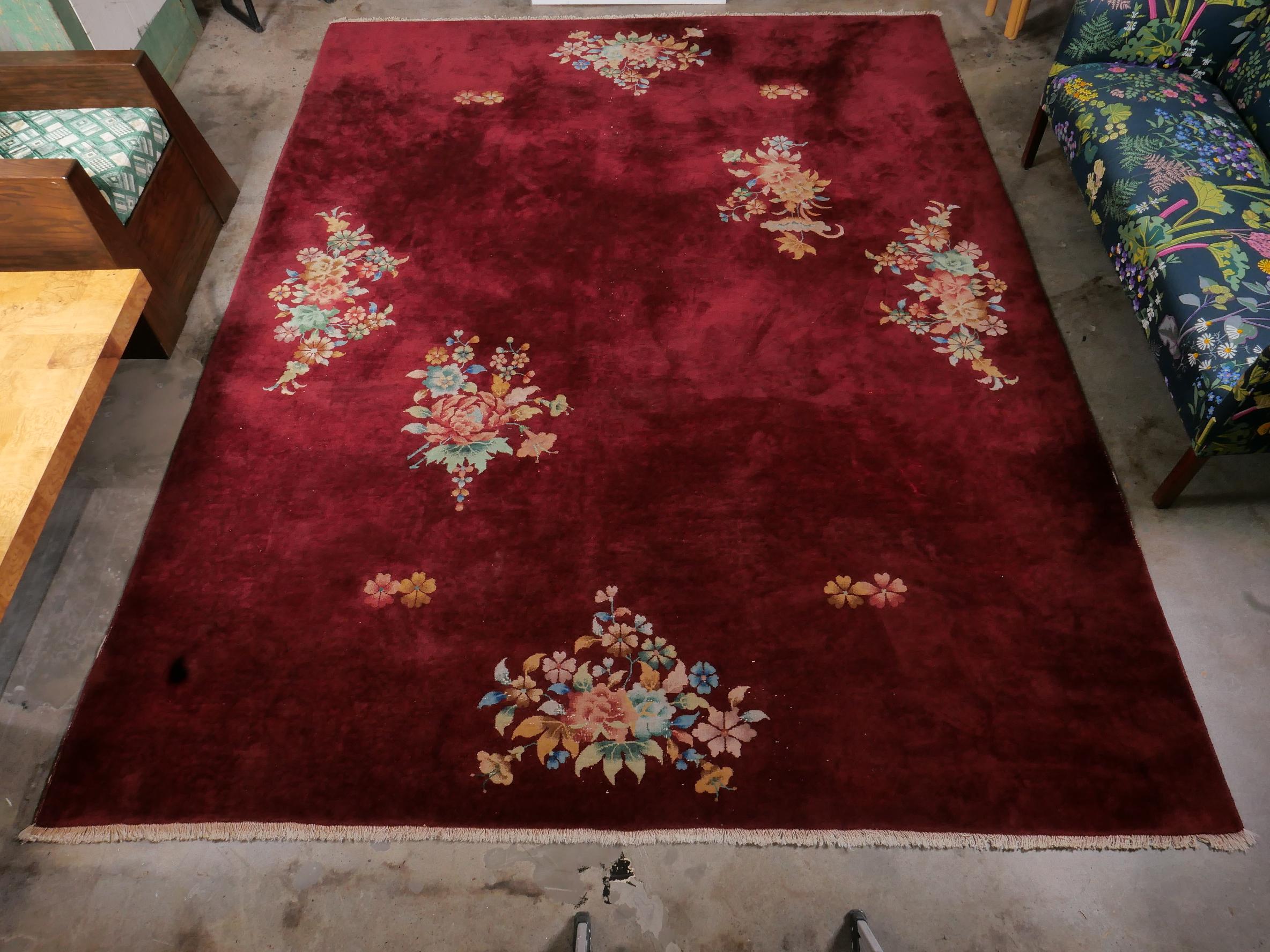 Chinois Tapis chinois Art Déco en vente