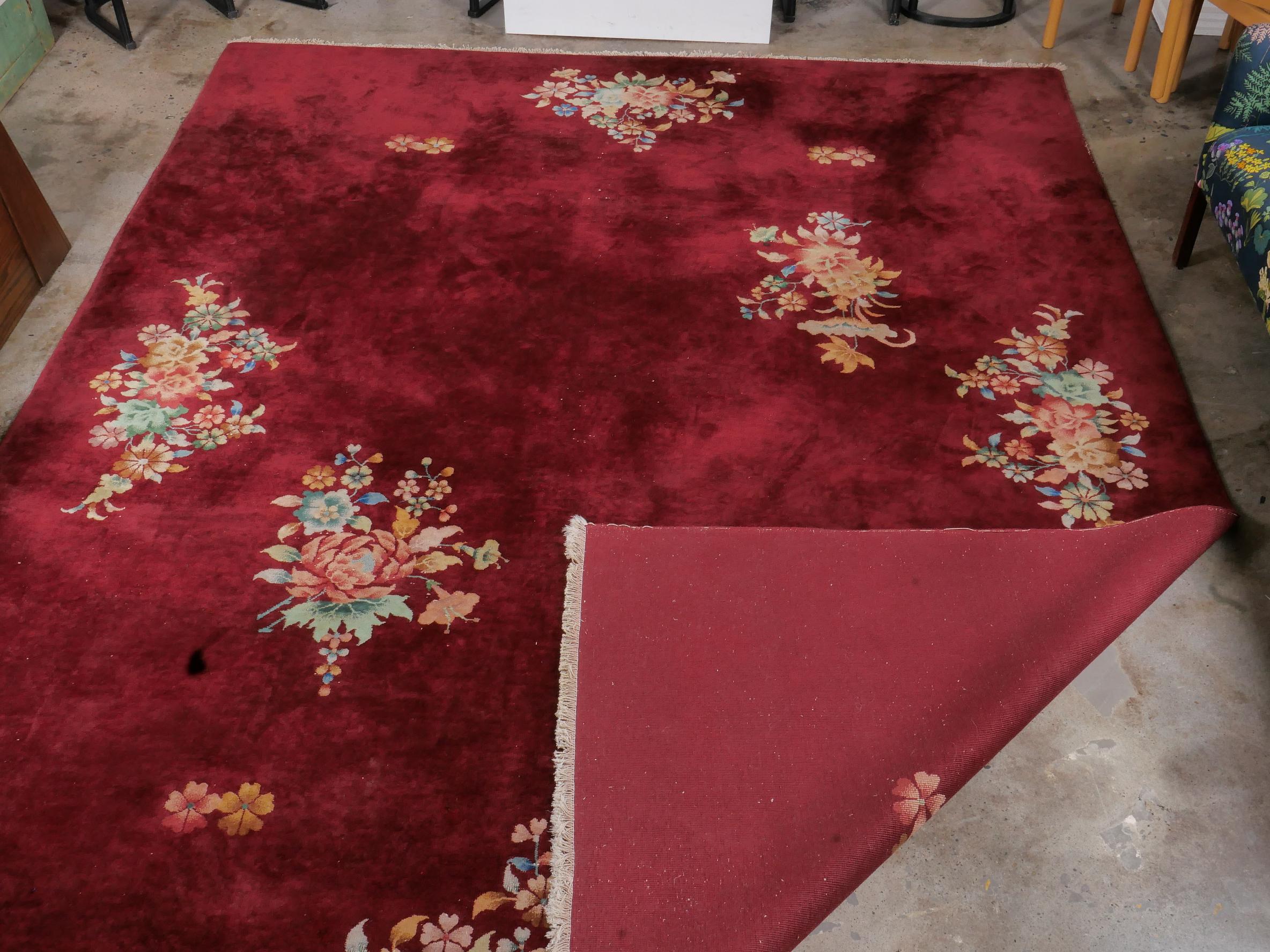 20ième siècle Tapis chinois Art Déco en vente