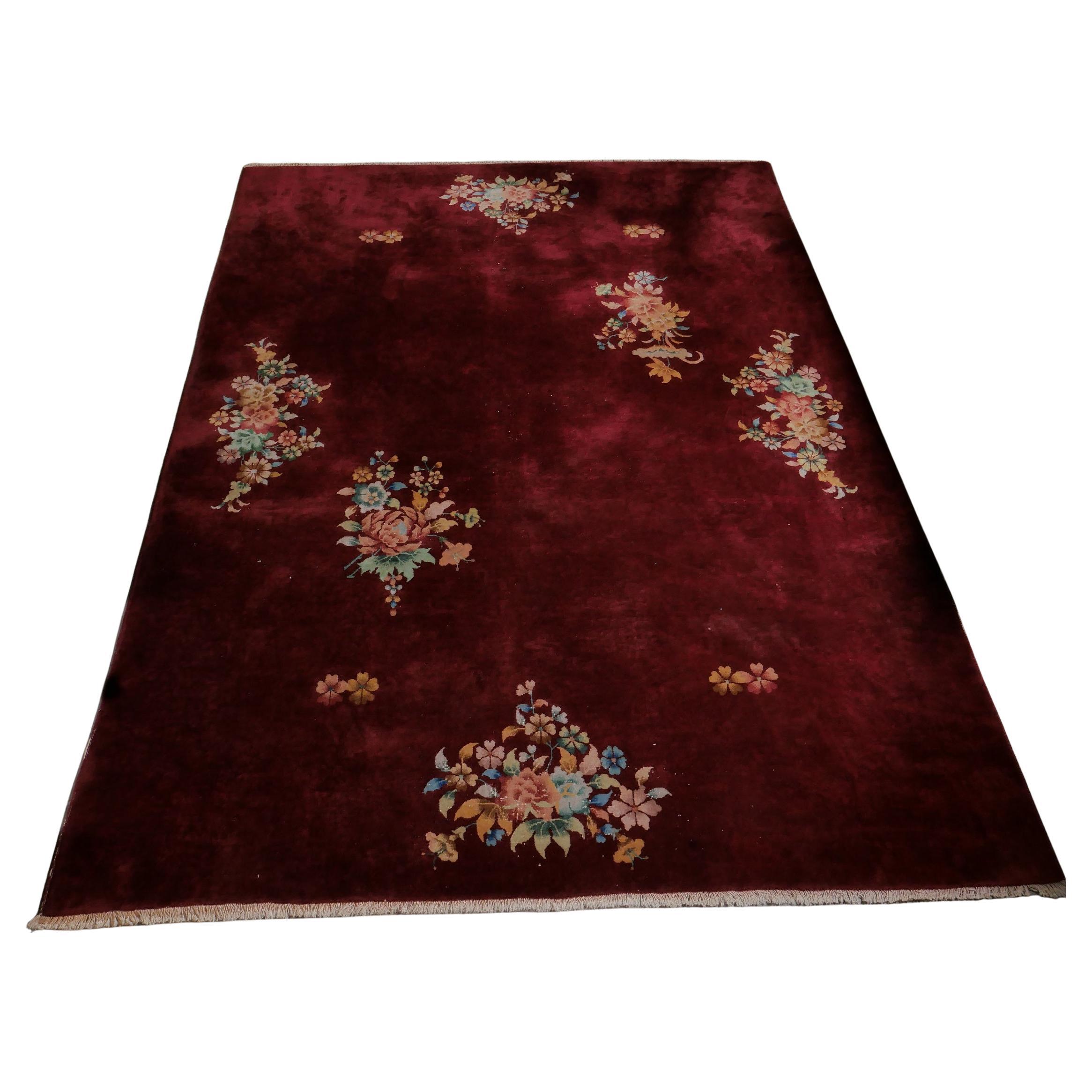 Tapis chinois Art Déco en vente