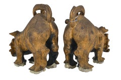 Art Deco Chinese Foo Dogs, circa 1940