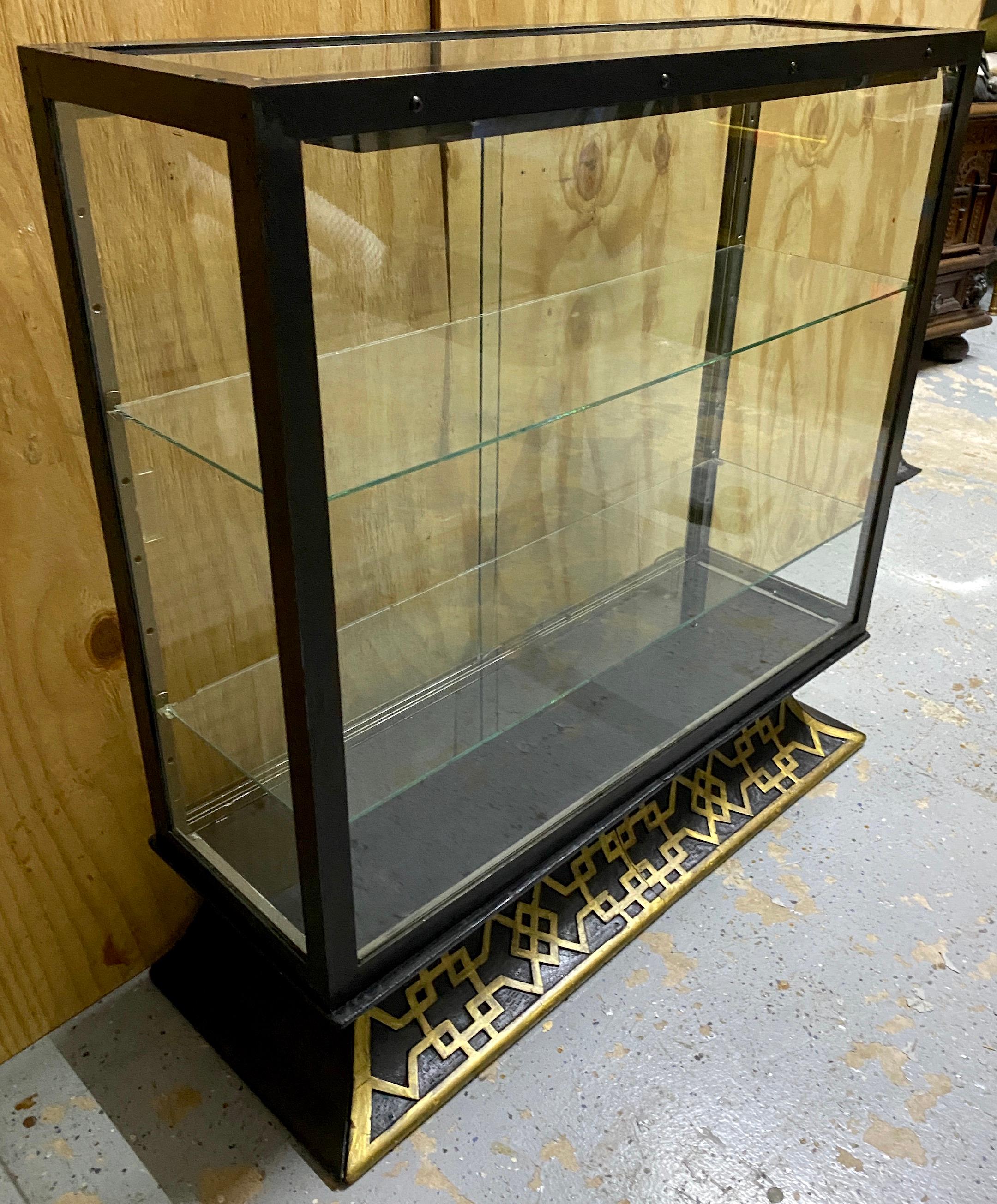 American Art Deco Chinese Motif Display Case, From Cartier NYC Showroom, Circa 1920s  For Sale
