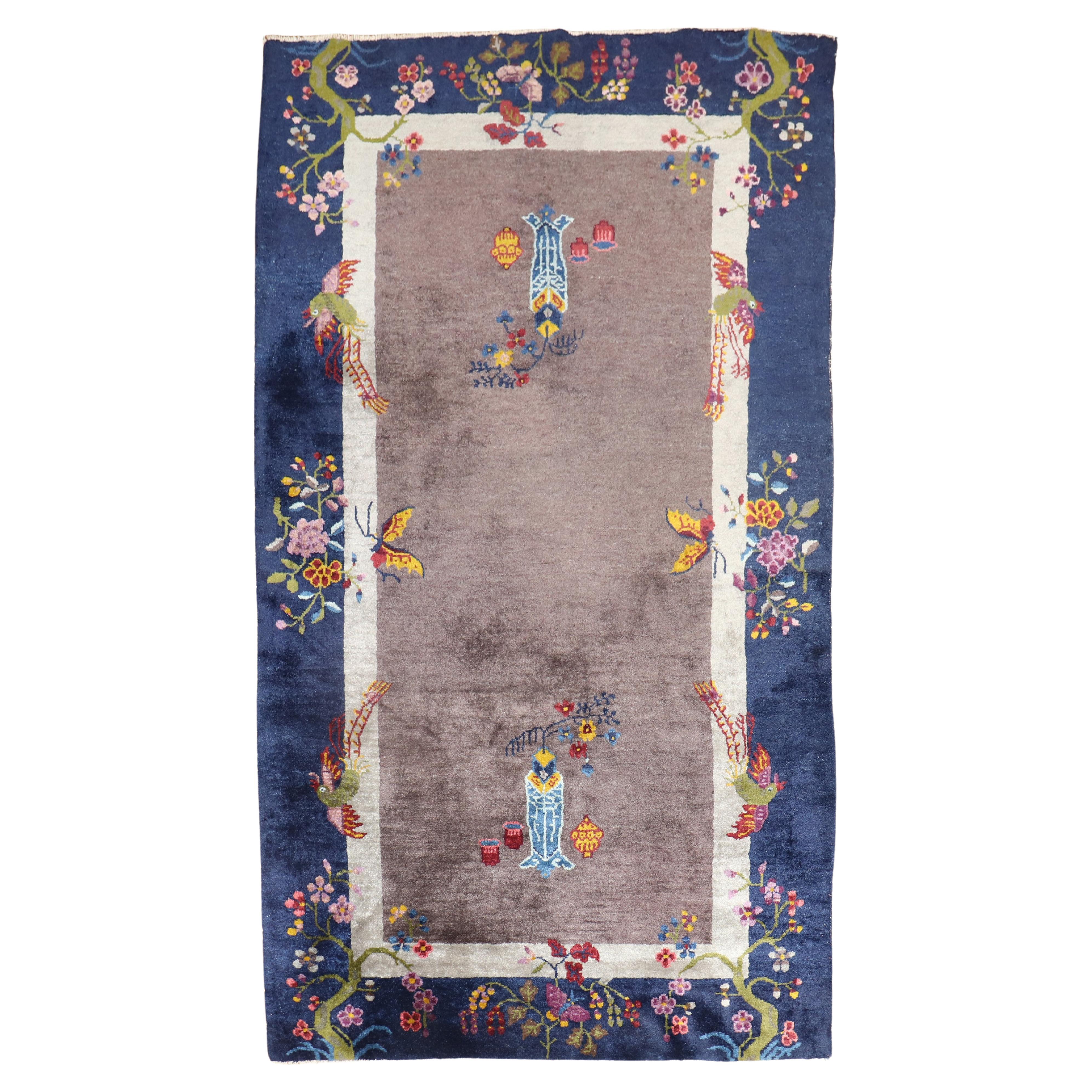 Art Deco Chinese Rug For Sale