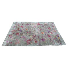 Antique Art Deco Chinese Rug with Floral Motif c. 1920/1930
s