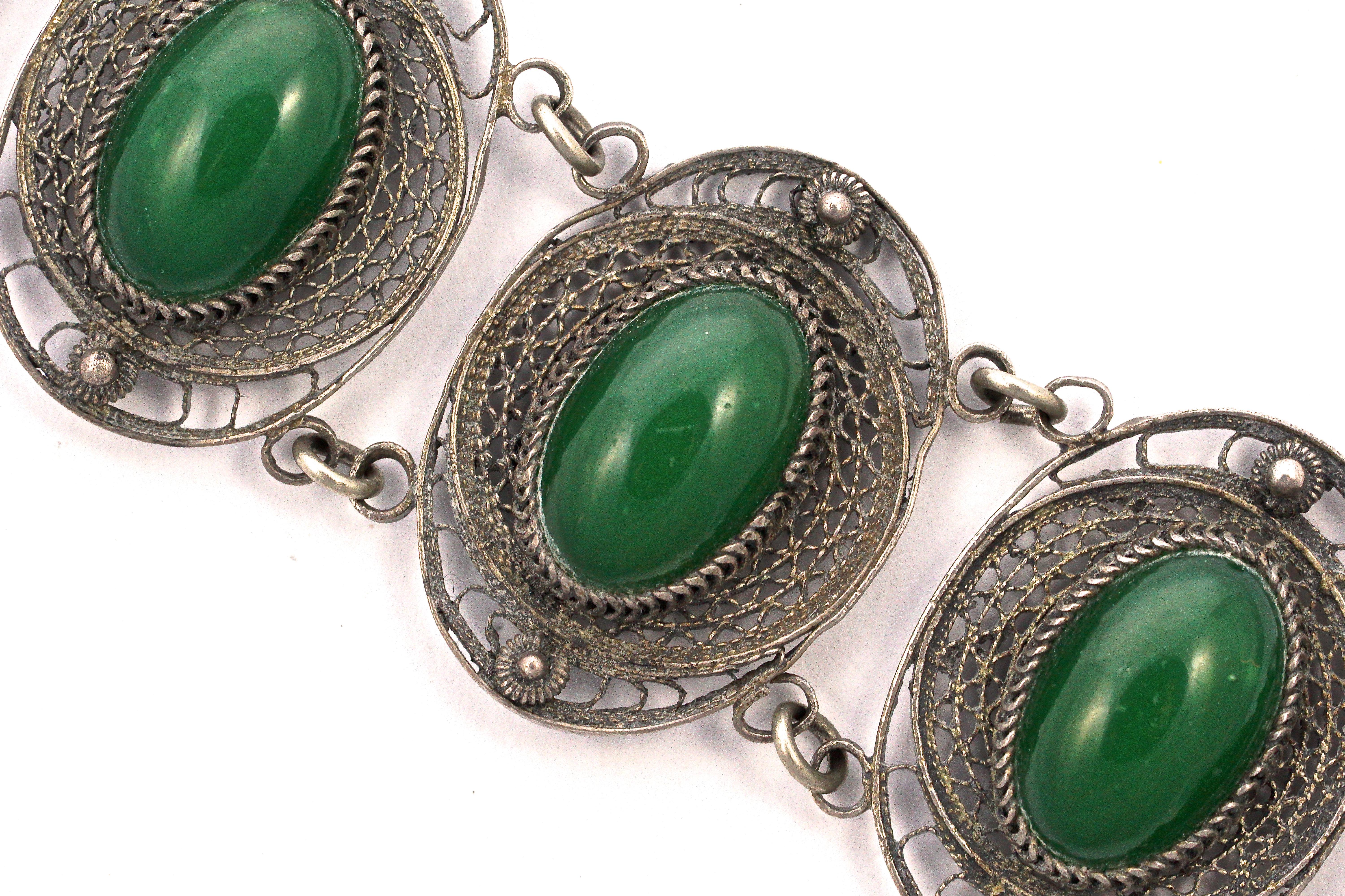 green asian bracelet