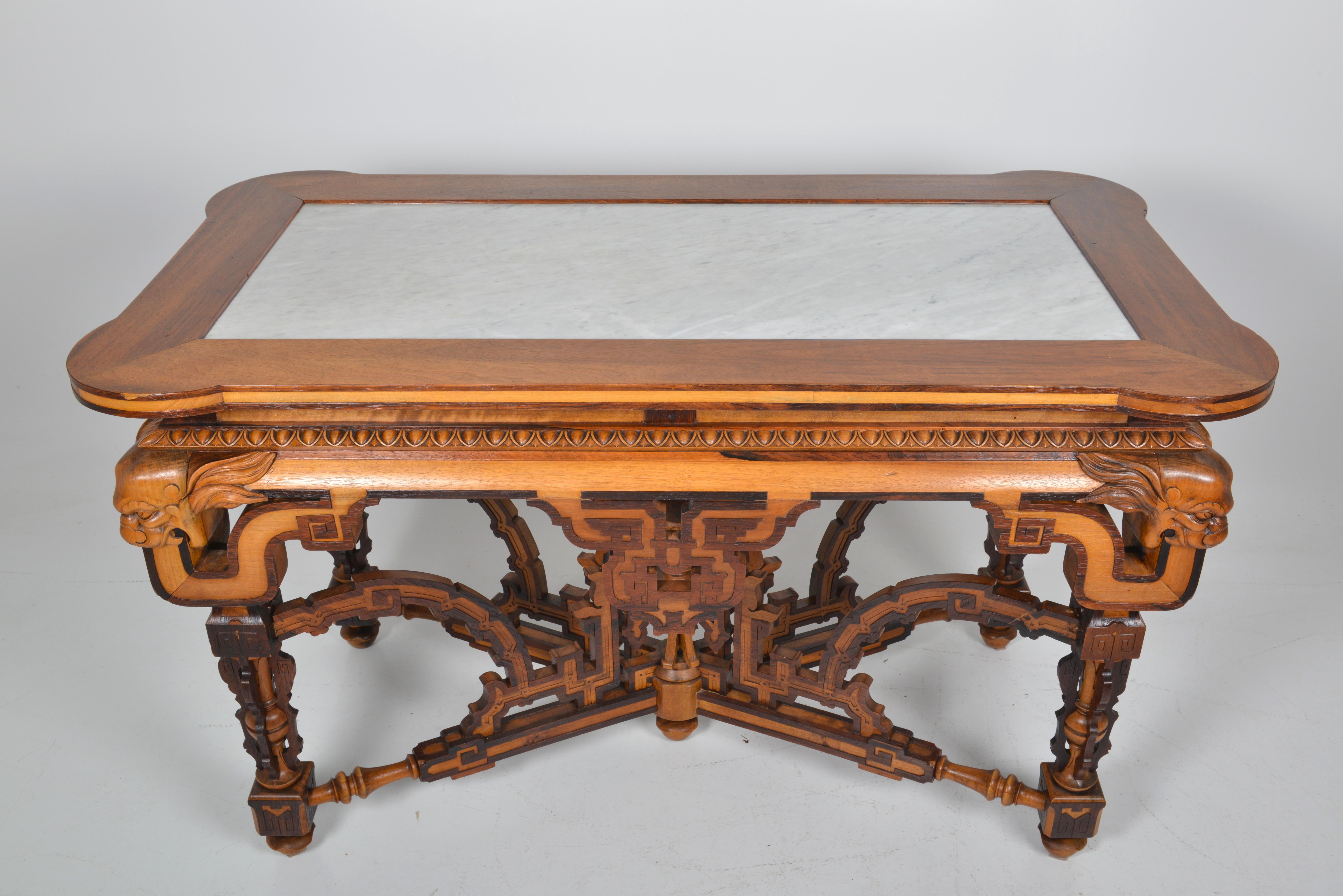 Belgian Art Deco Chinoiserie Centre Table For Sale