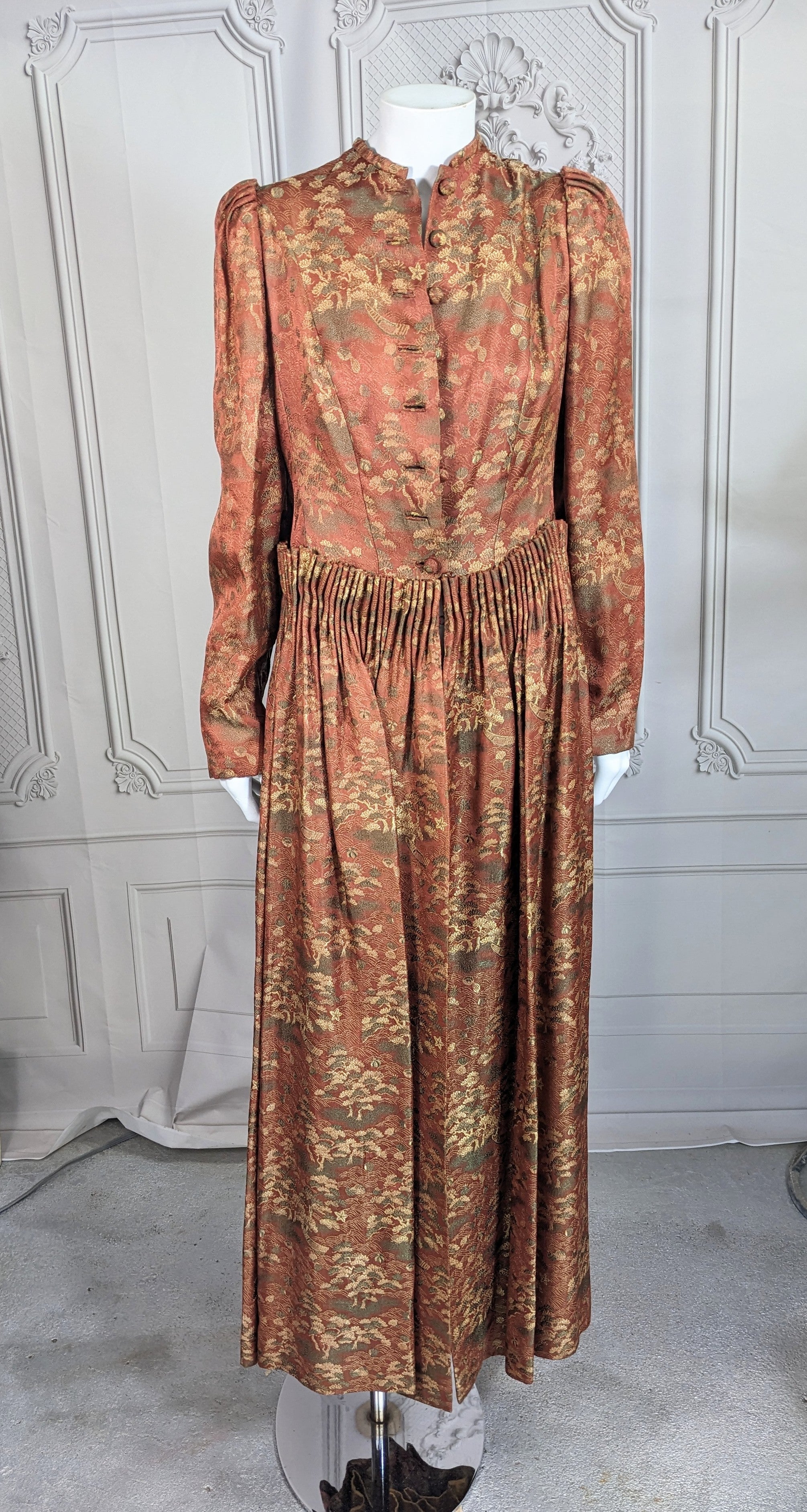 Art Deco Chinoiserie Evening Coat For Sale 8