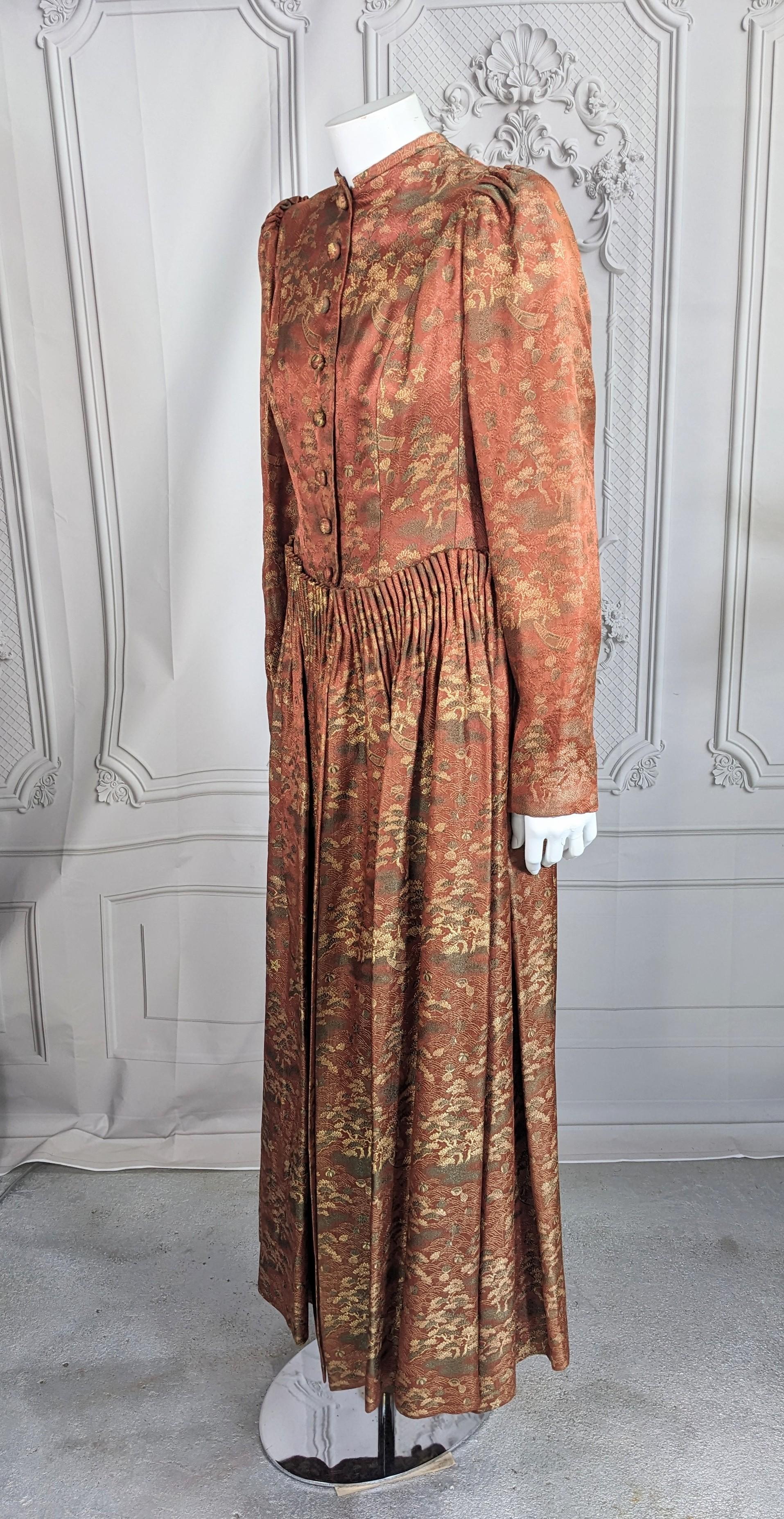 Art Deco Chinoiserie Evening Coat In Good Condition For Sale In New York, NY