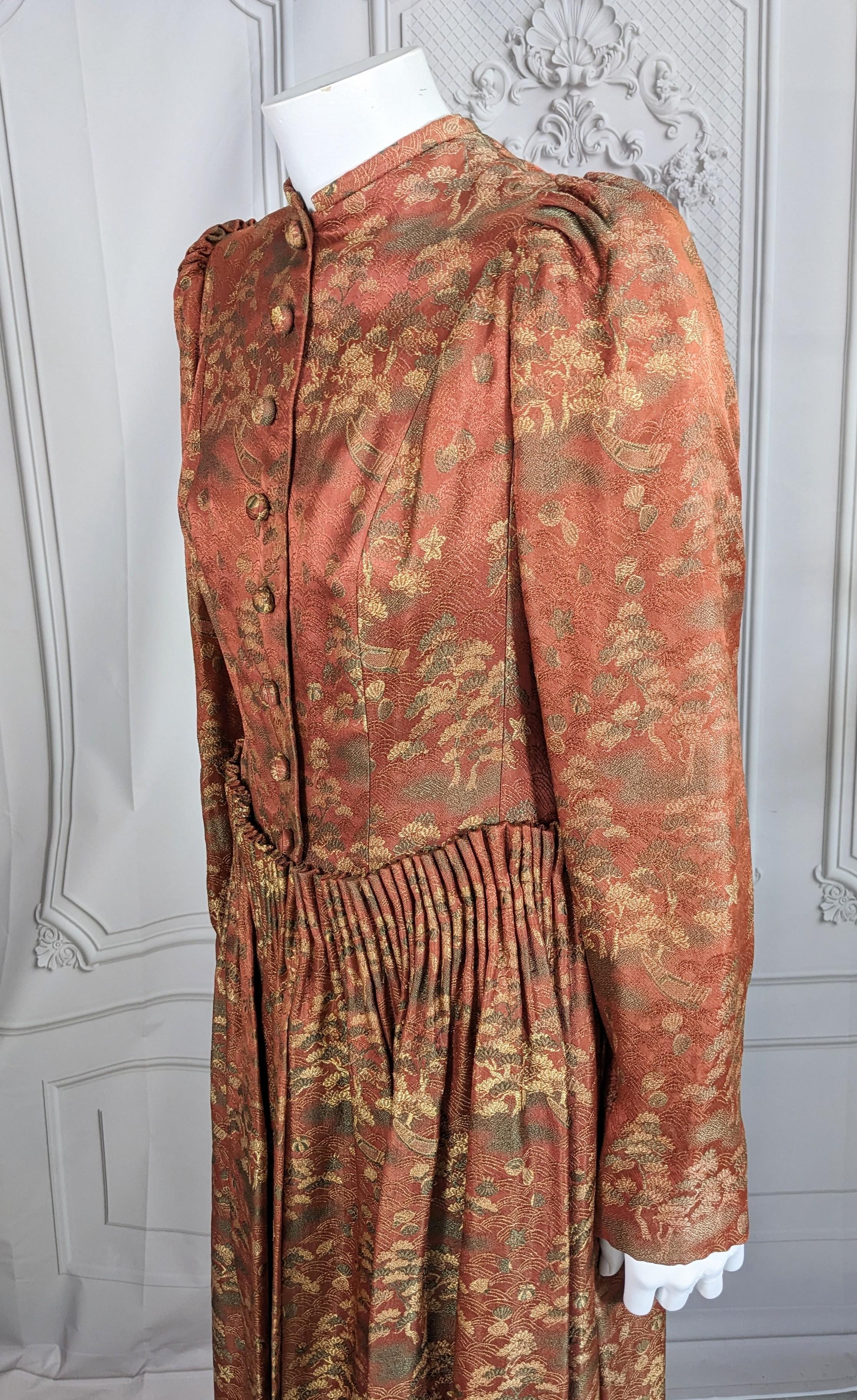 Women's Art Deco Chinoiserie Evening Coat For Sale