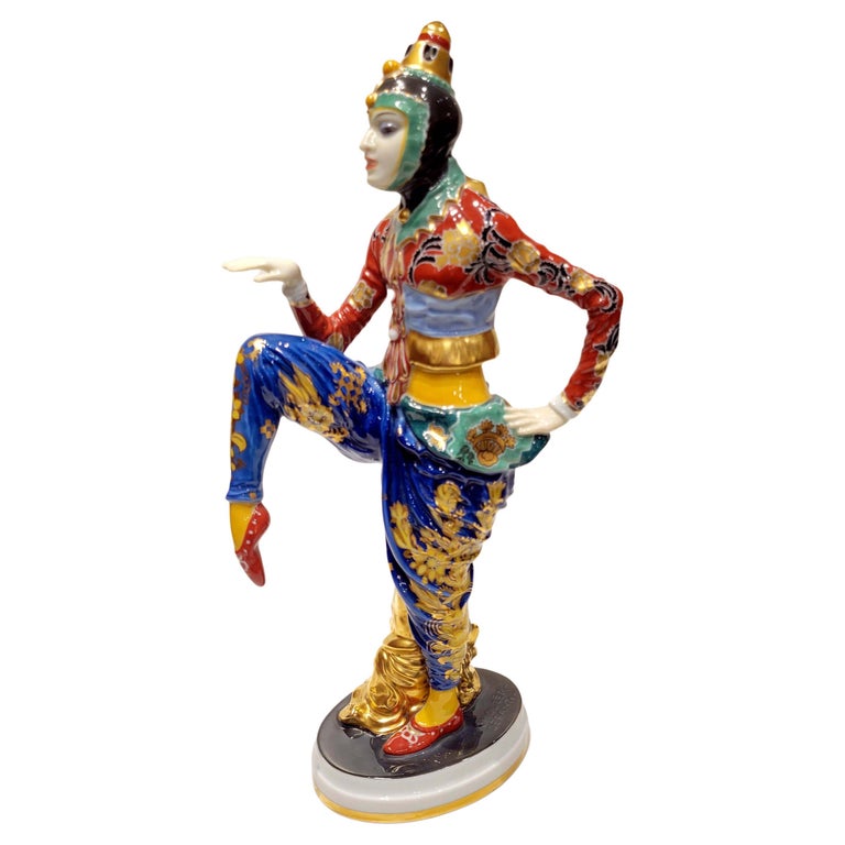 Figurine porcelaine Danseuse flamenco - Le Grenier de Lisette