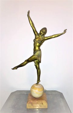 Art Deco Chiparus Leuchte Dimitre Chiparus ''Tänzerin von Palmyra''